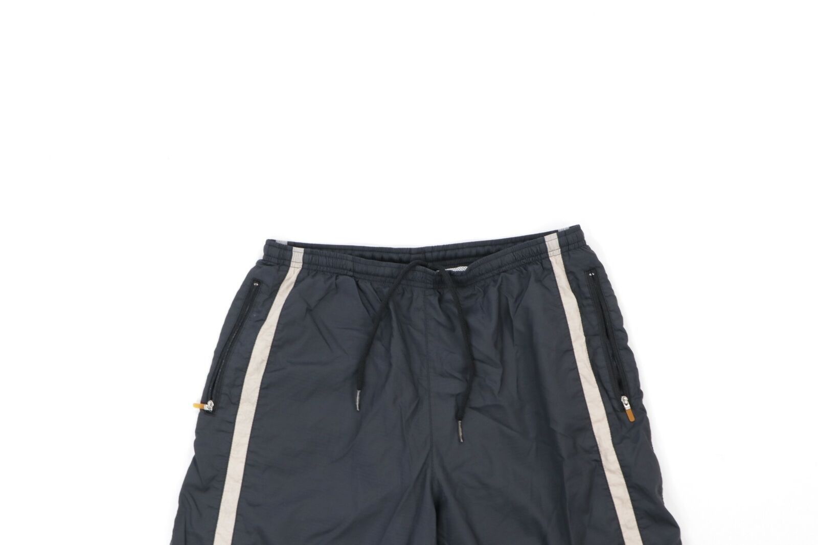 Nike × Vintage Vintage Nike Stitched Spell Out Striped Lined Nylon Shorts Size US 32 / EU 48 - 2 Thumbnail
