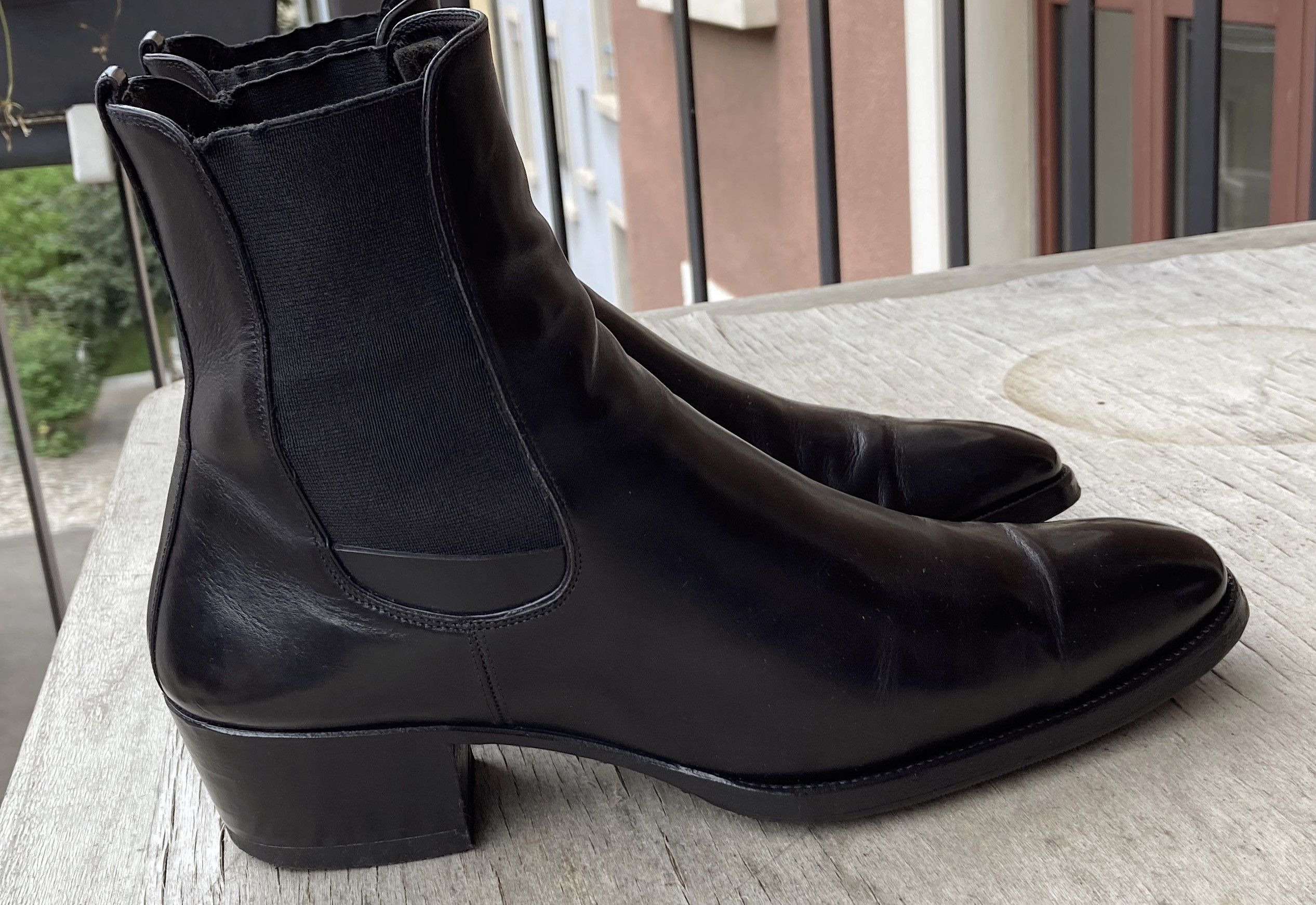 Dior × Hedi Slimane Dior Homme FW06 Cuban Heel Boots | Grailed