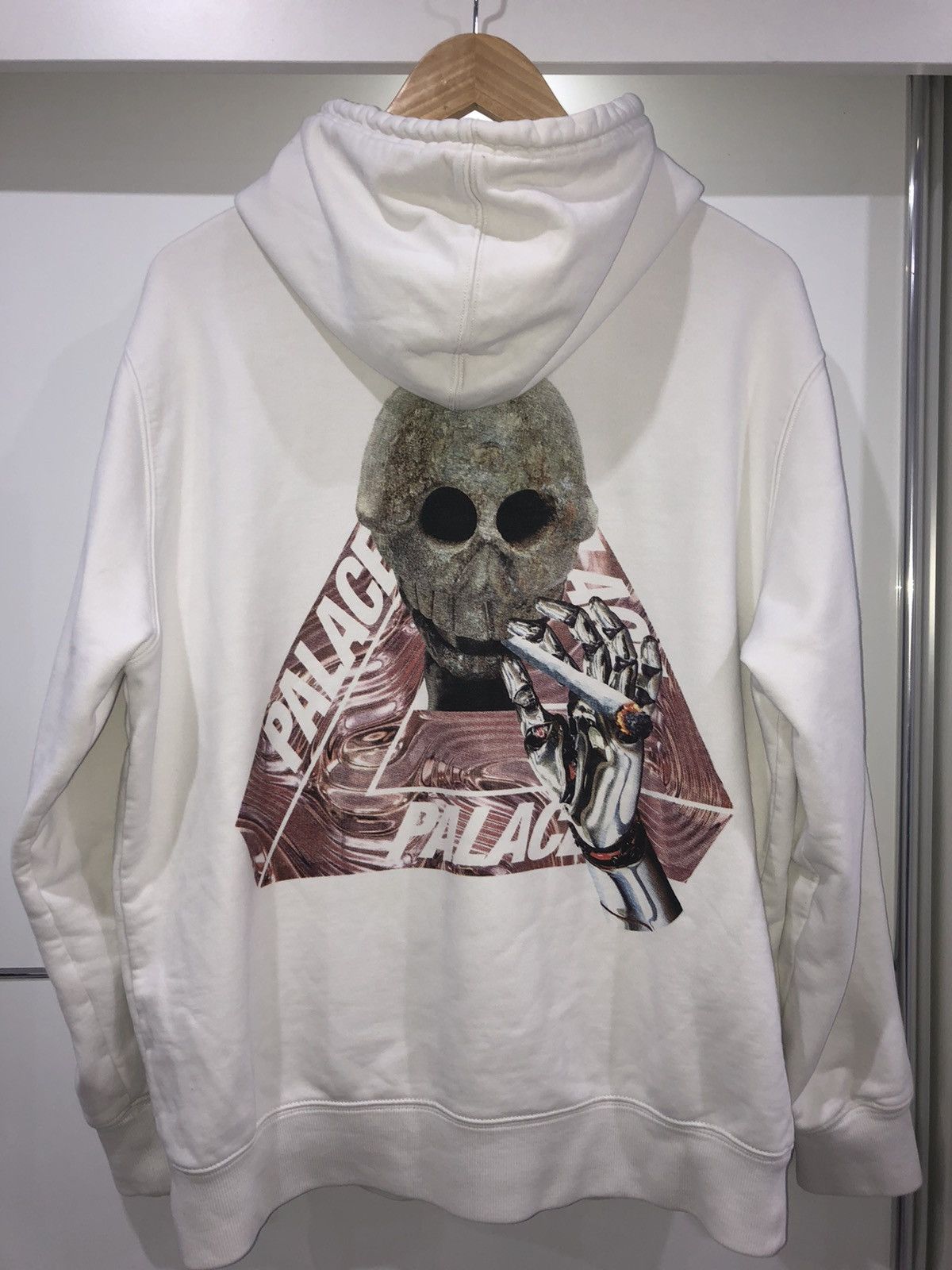 Palace Skeleton Hoodie White Grailed