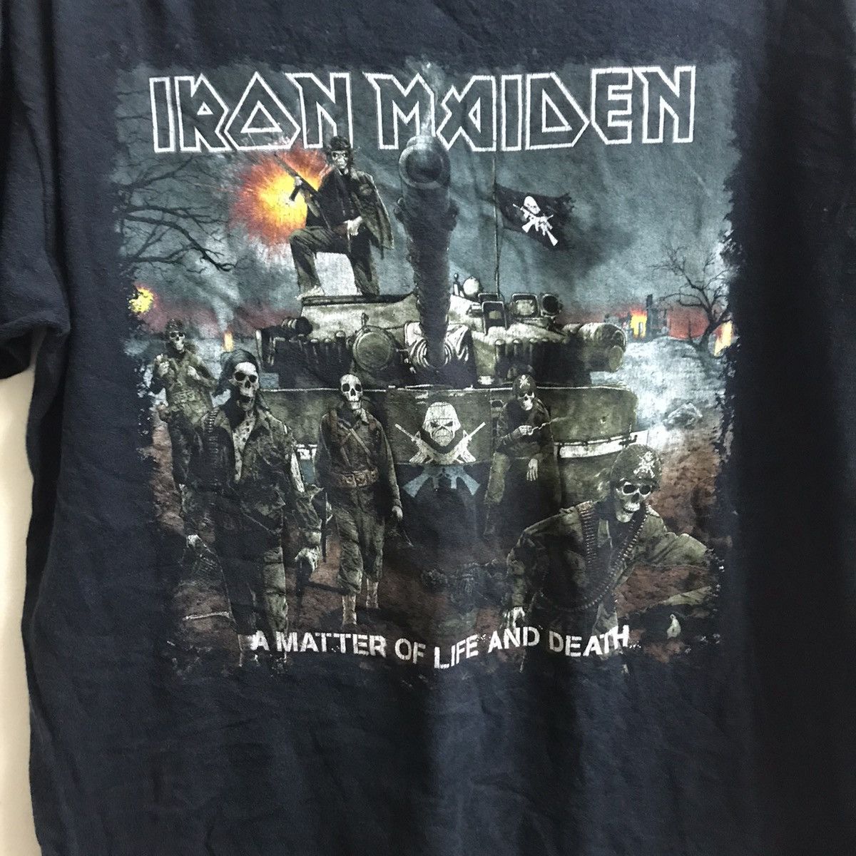 Band Tees Vintage iron maiden “A matter of life and death Size US L / EU 52-54 / 3 - 3 Thumbnail