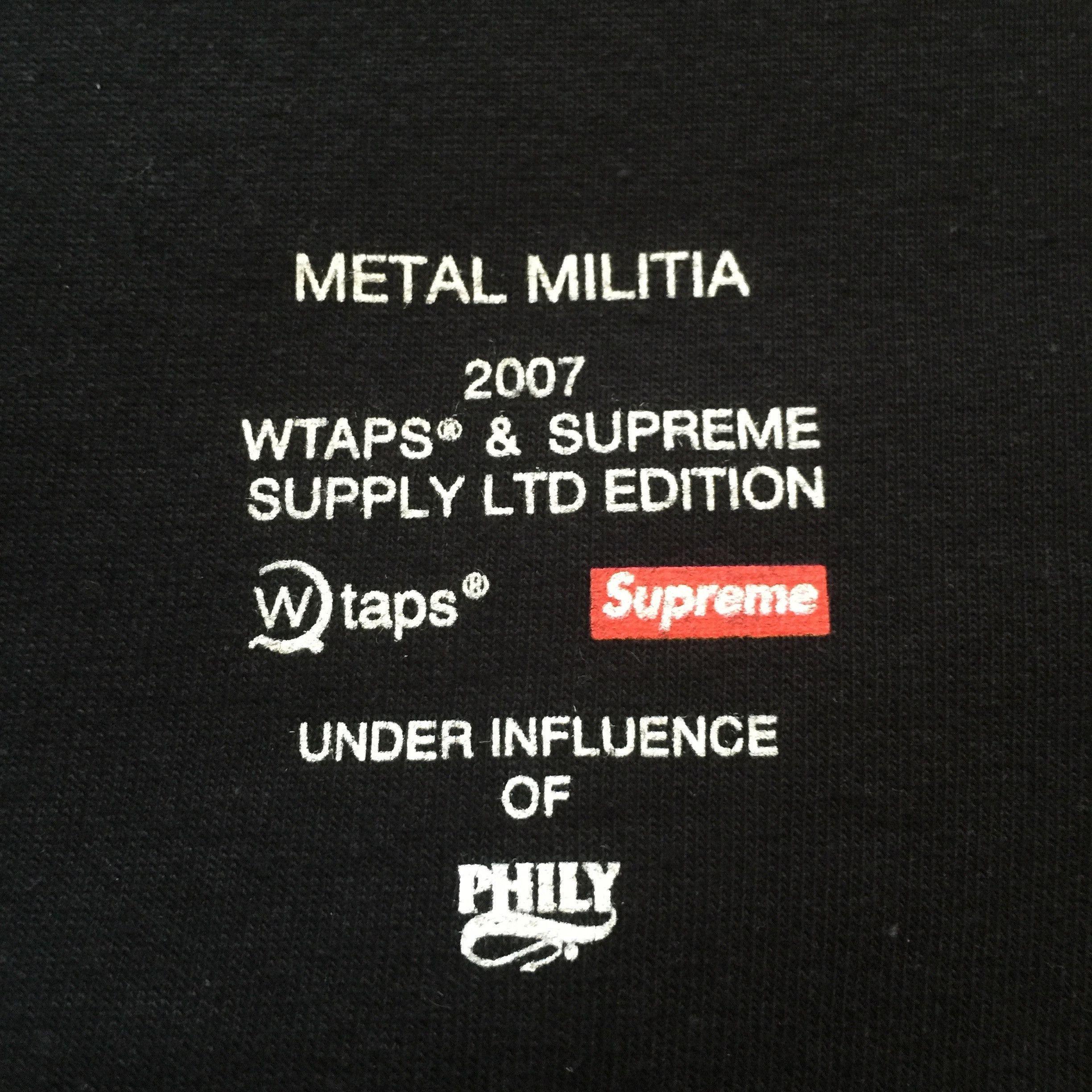 Supreme × Wtaps Too Black Too Strong Tee | Grailed