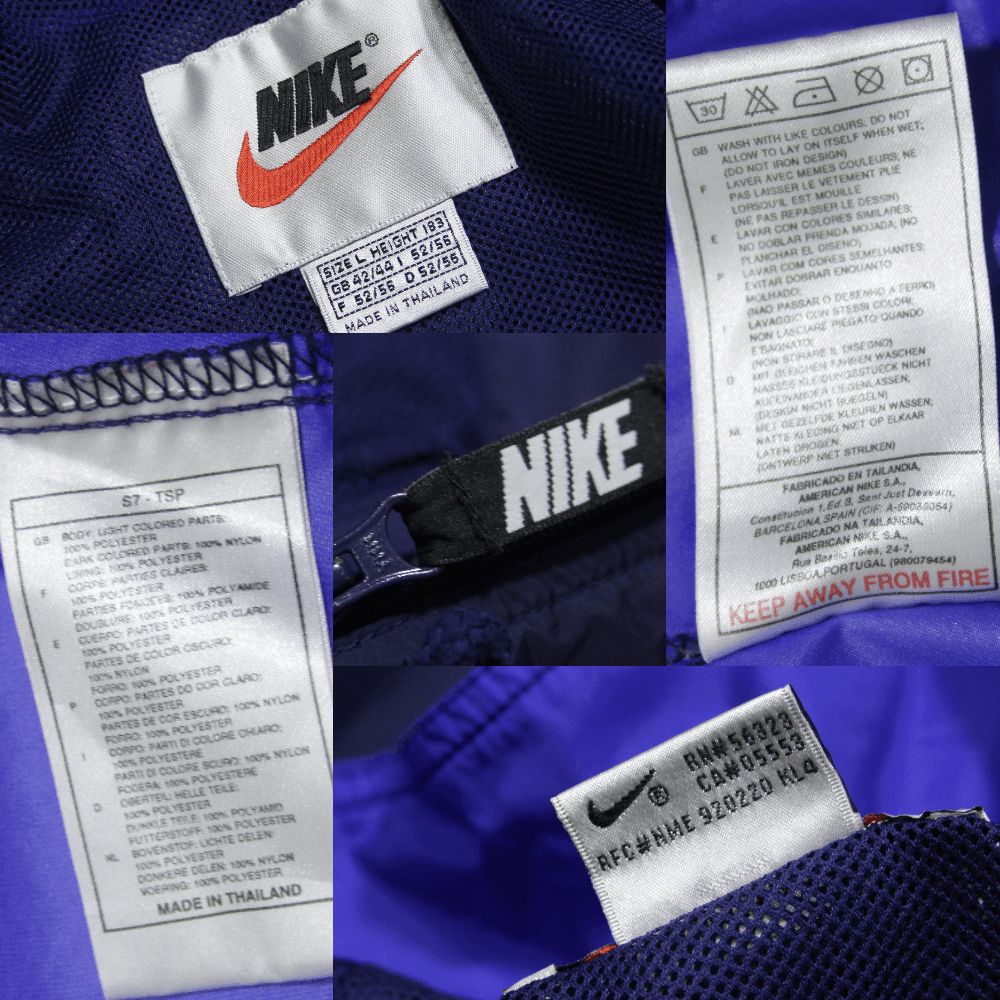 Nike 90S Big Swoosh Logo Nylon Sport Jacket Size US L / EU 52-54 / 3 - 10 Thumbnail
