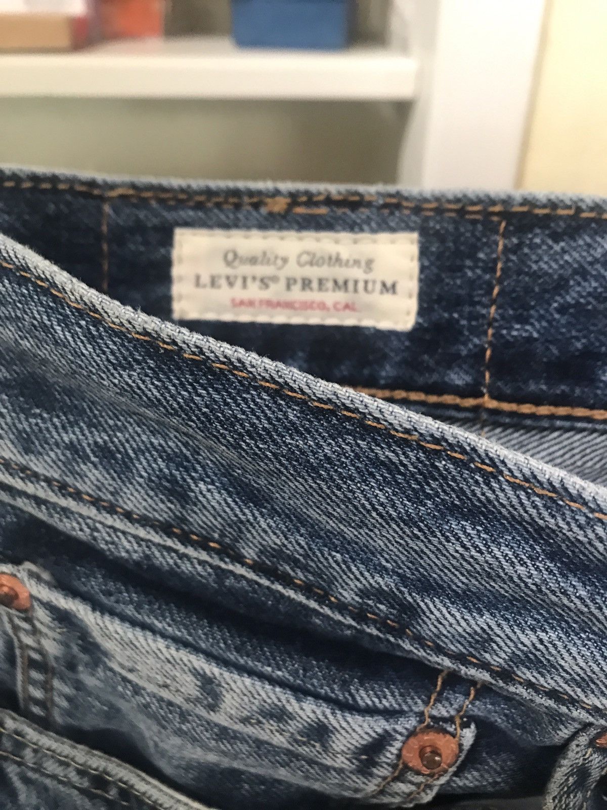 Levi's *Brand New* Levi’s Premium Leather Label Jeans - Size 32 Size US 32 / EU 48 - 3 Thumbnail