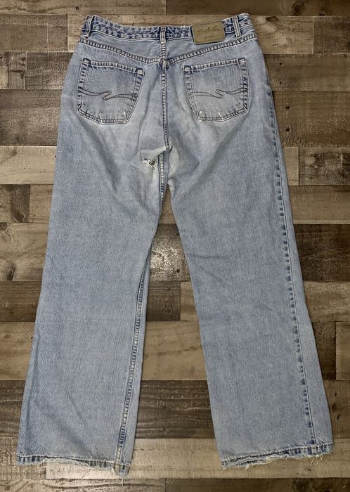 Vintage Vintage 90s Silver Jeans Light Wash Loose Fit Jeans | Grailed