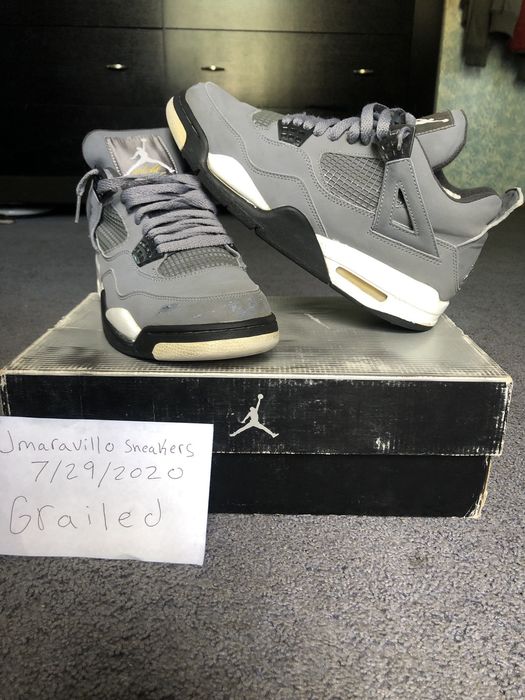 Air jordan 4 cool best sale grey 2004