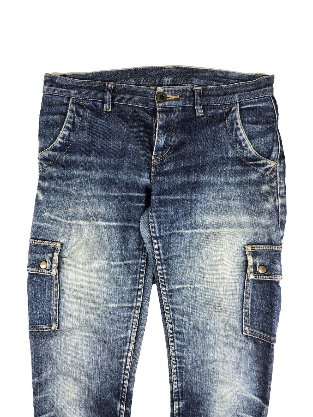 Hysteric Glamour Hysteric Glamour Distressed Skinny Cargo Jeans Size US 29 - 2 Thumbnail