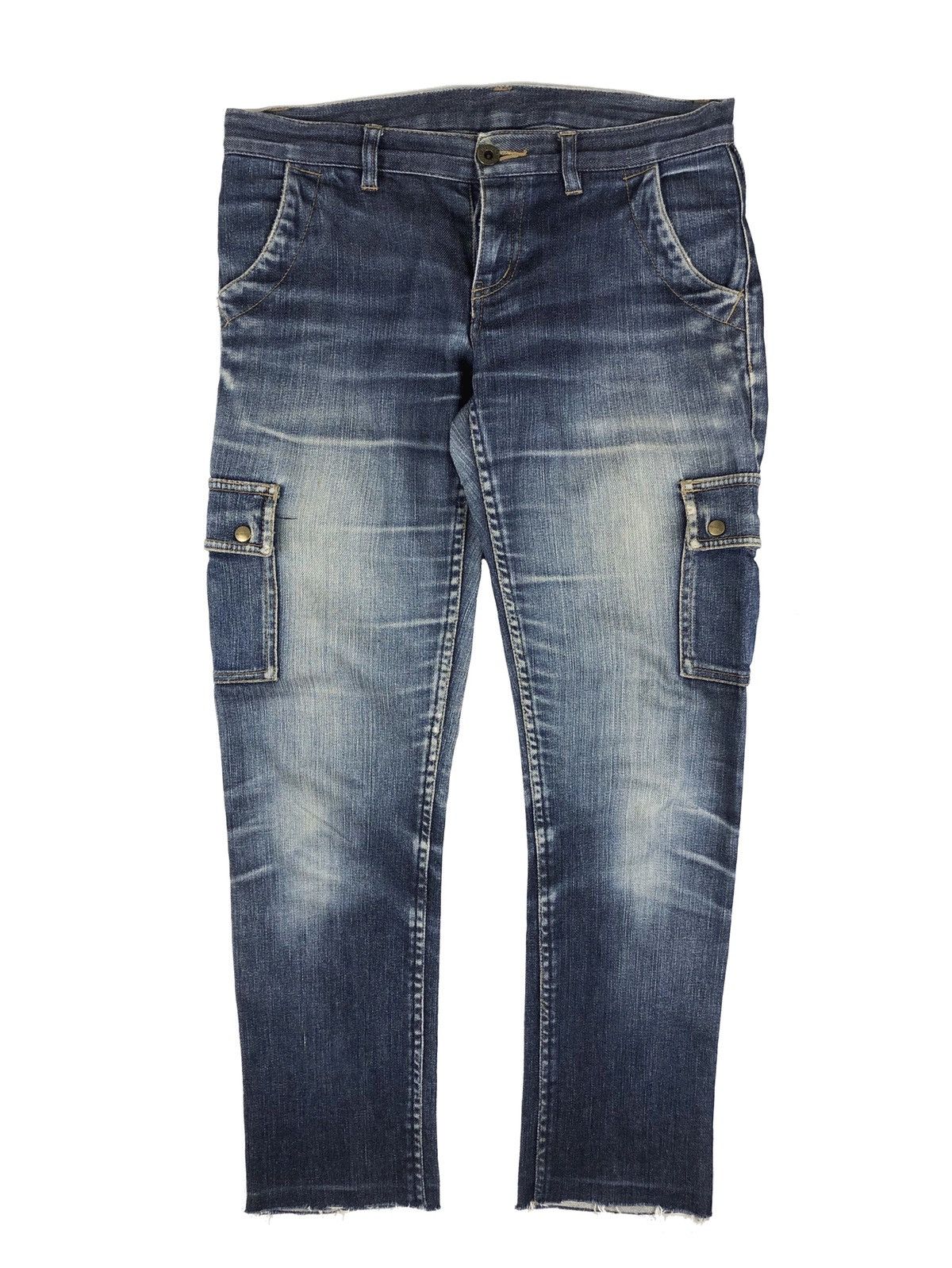 Hysteric Glamour Hysteric Glamour Distressed Skinny Cargo Jeans Size US 29 - 1 Thumbnail