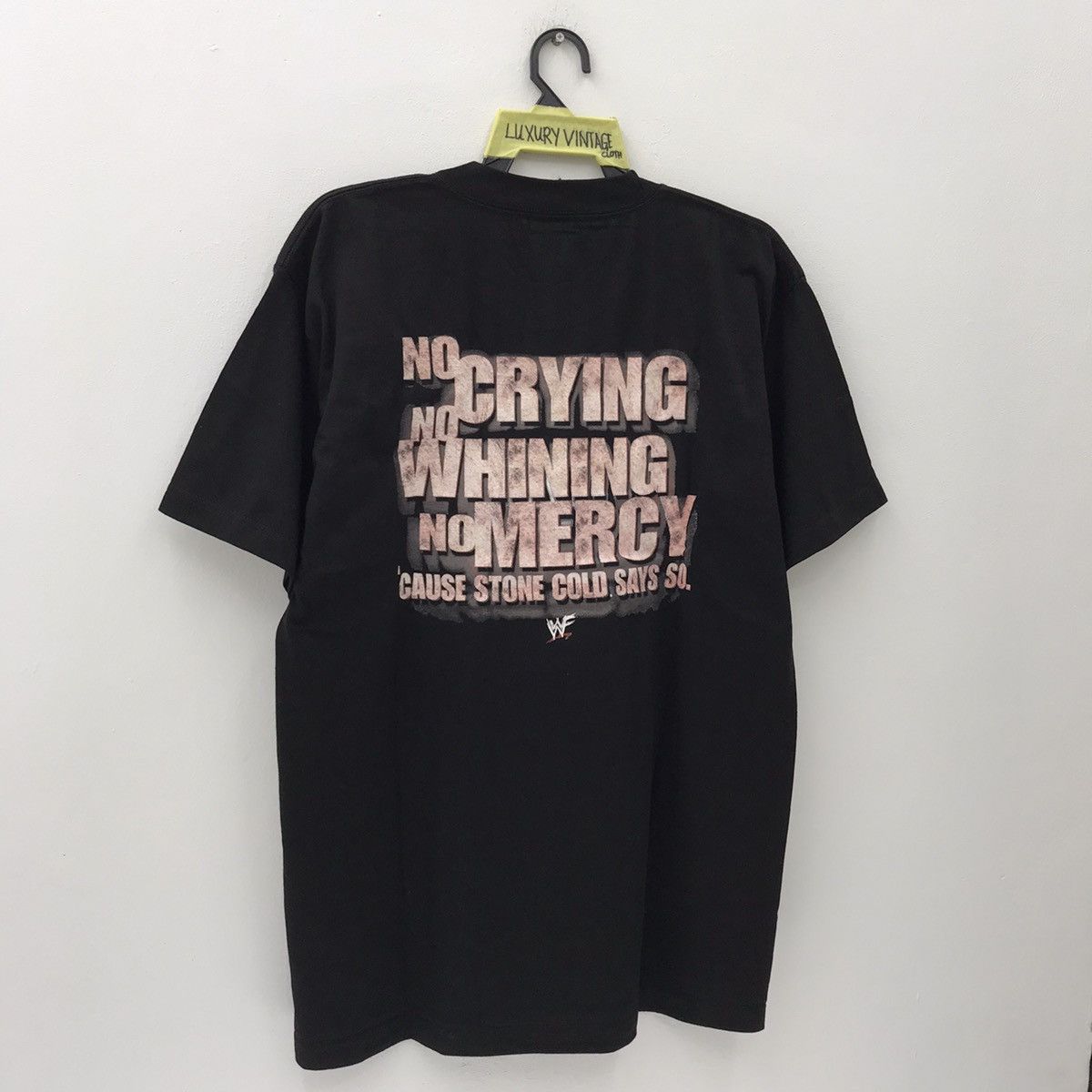 Vintage × Wwe × Wwf DEADSTOCK! STONE COLD Vtg 90s No Crying No Whining ...