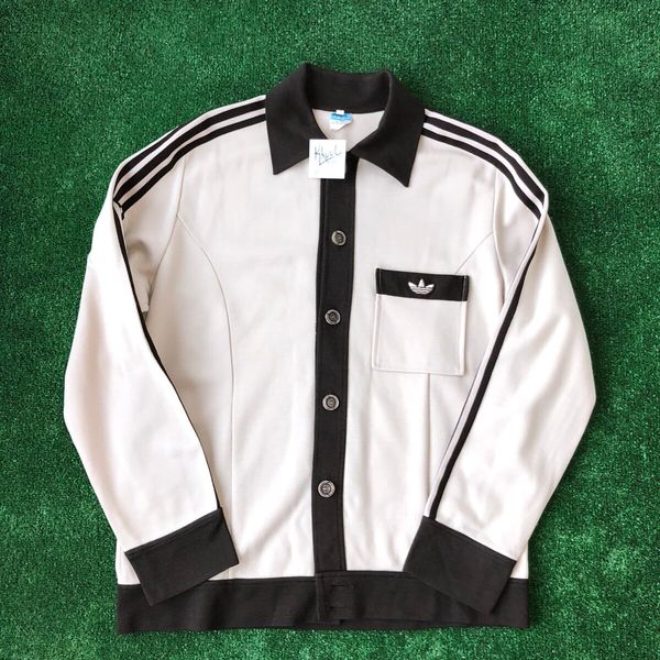 Adidas Vintage 70s Adidas Button Up Work Track Jacket West-Germany 