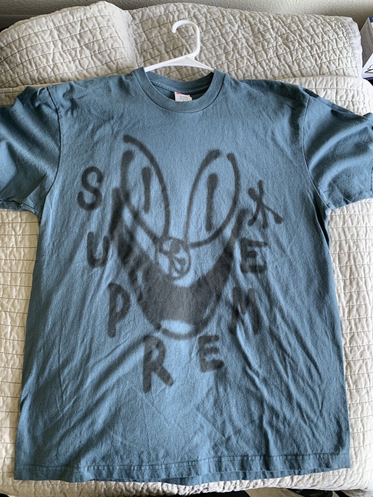 Supreme Spray Paint Smile Shirt - High-Quality Printed Brand