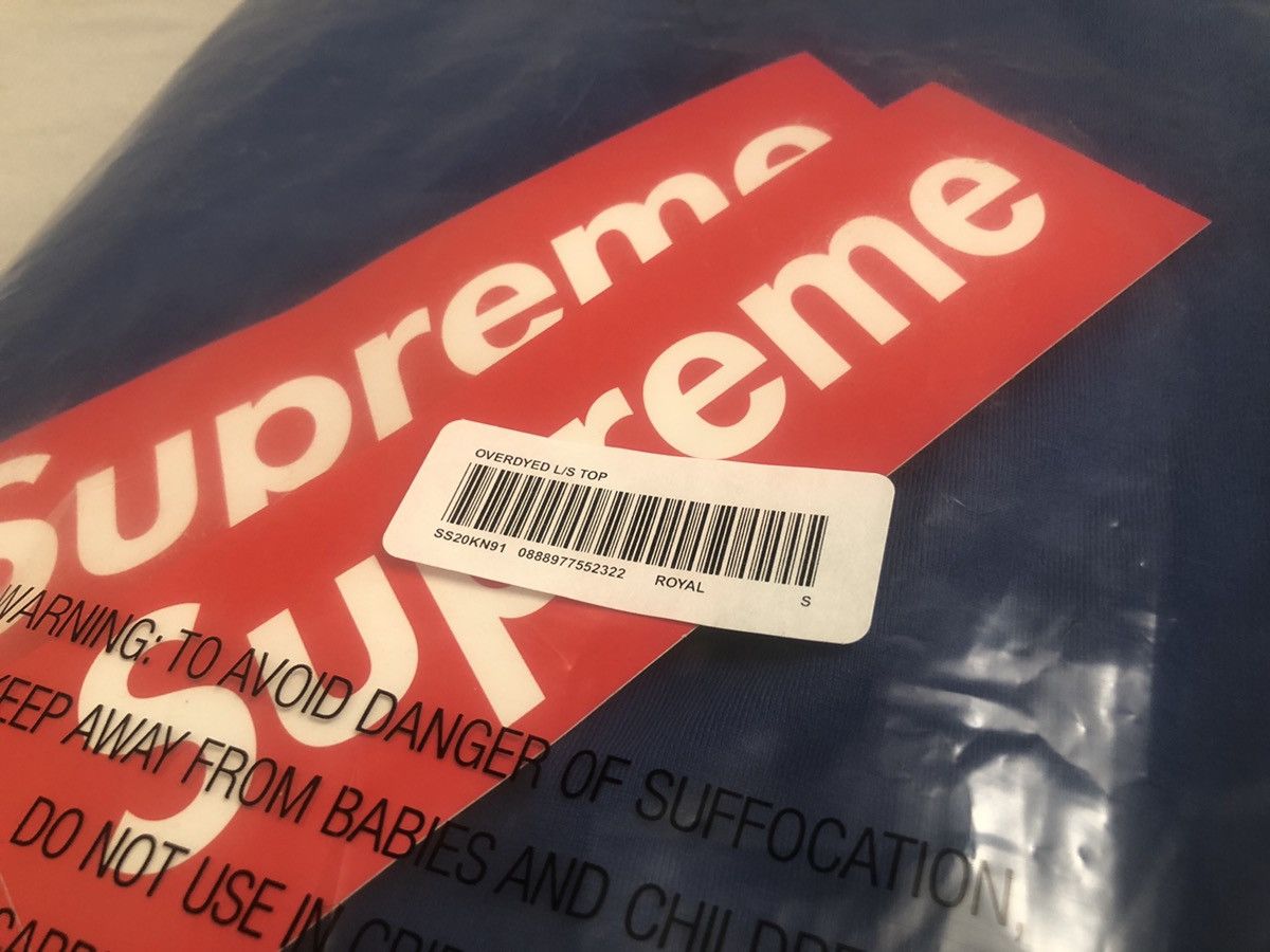 Supreme Overdyed L/S Top | Grailed