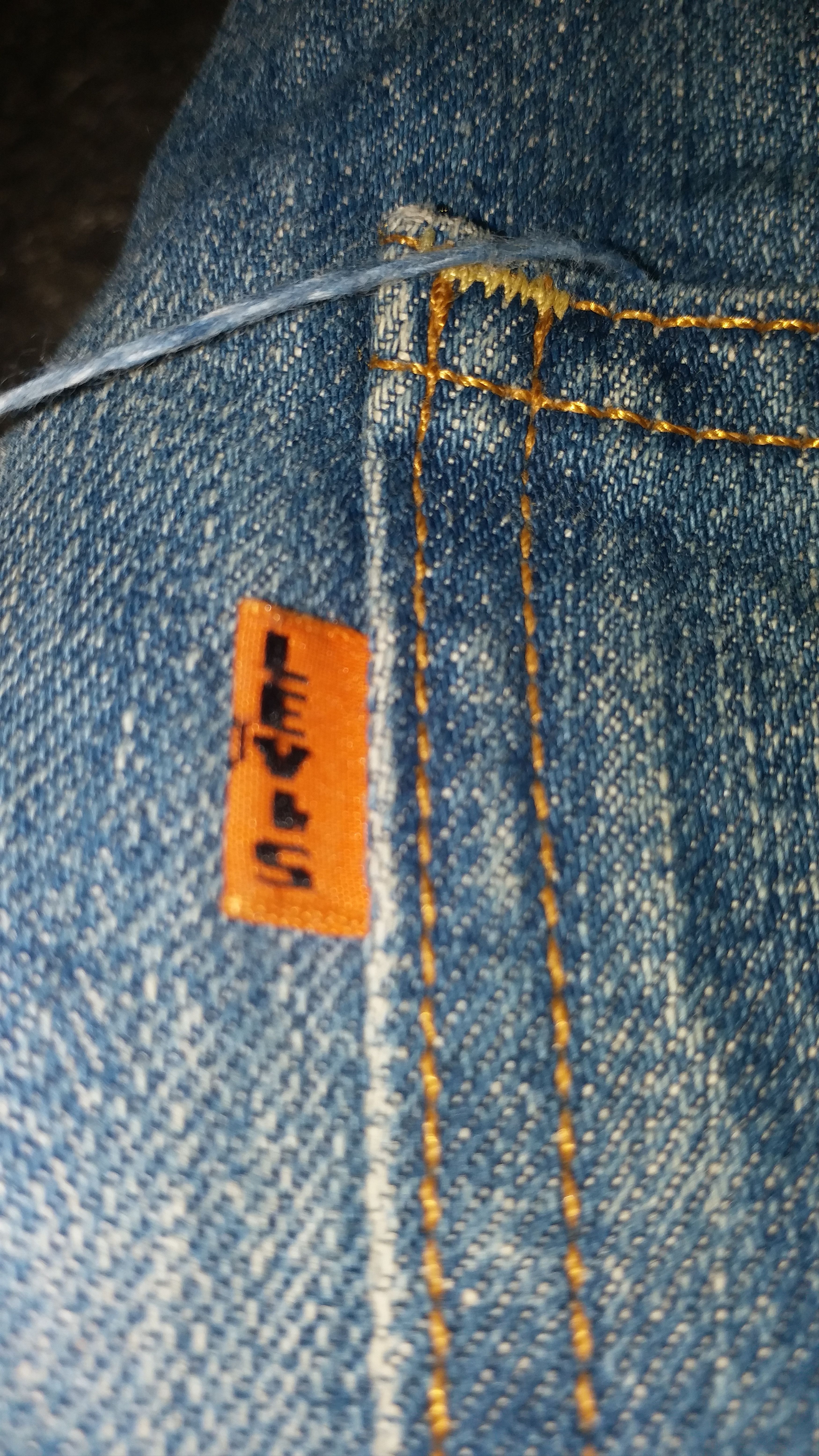 Orange Tab Levi's 507 Pre-Loved Vintage Jeans Made In Canada 29