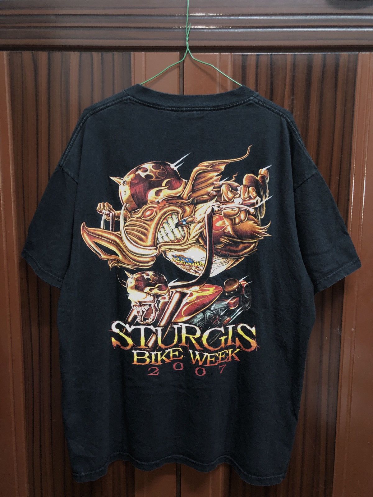 Vintage Rare Vintage Sturgis Bike Week 2007 Shirts Size US L / EU 52-54 / 3 - 1 Thumbnail