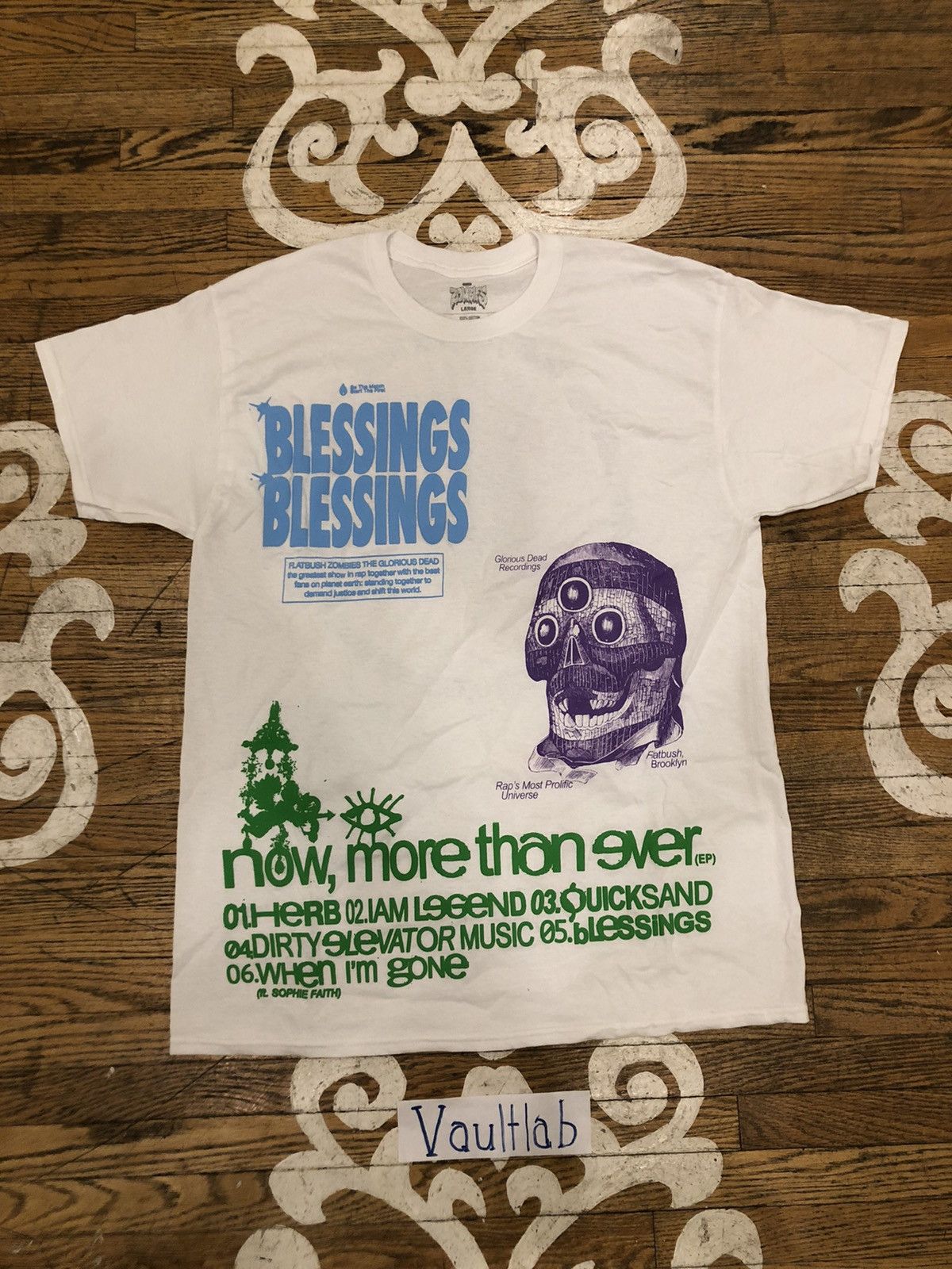 Flatbush Zombies Flatbush Zombies - BLESSINGS TEE S Size US S / EU 44-46 / 1 - 1 Thumbnail