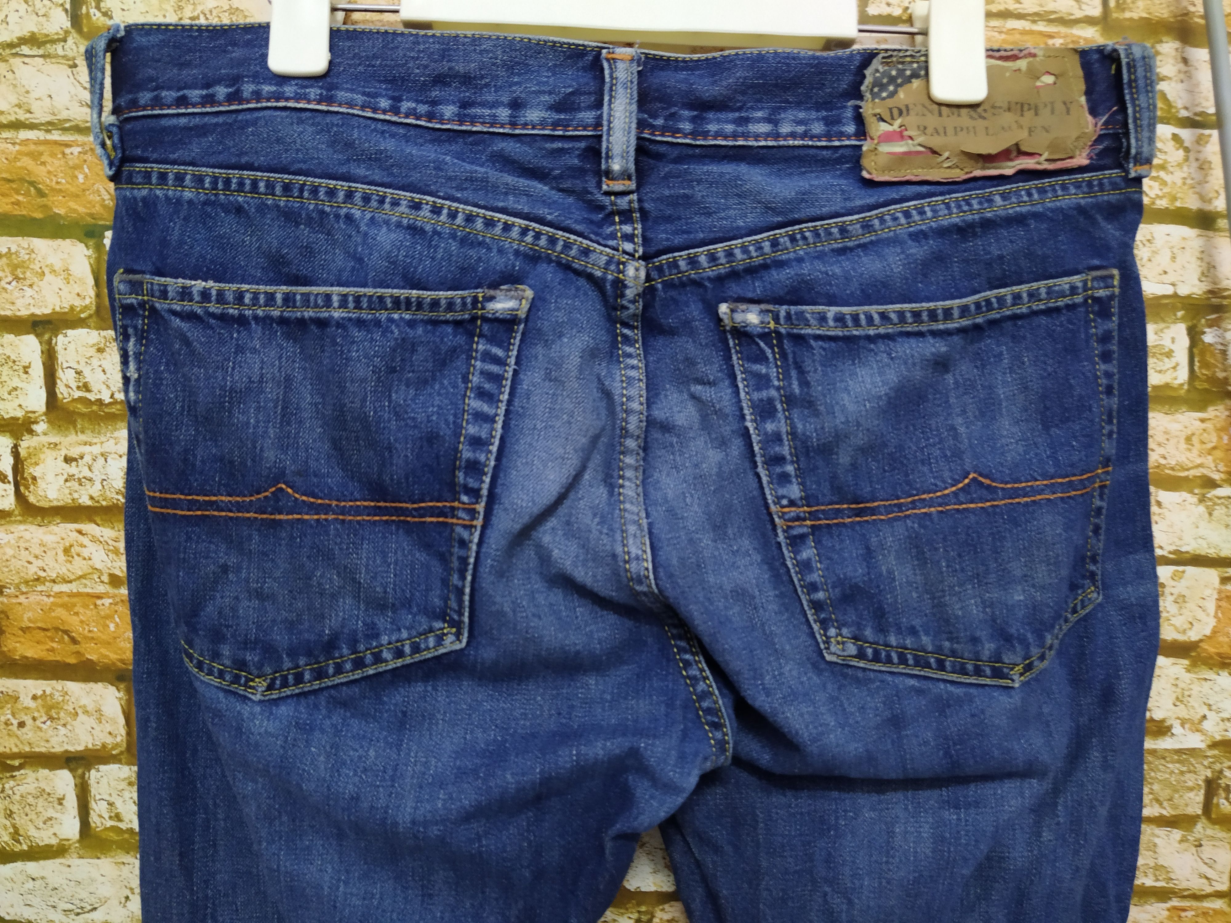 Denim & Supply Ralph Lauren POLO RALPH LAUREN DENIM SUPPLY DISTRESSED (B388) W35 Size US 35 - 4 Thumbnail