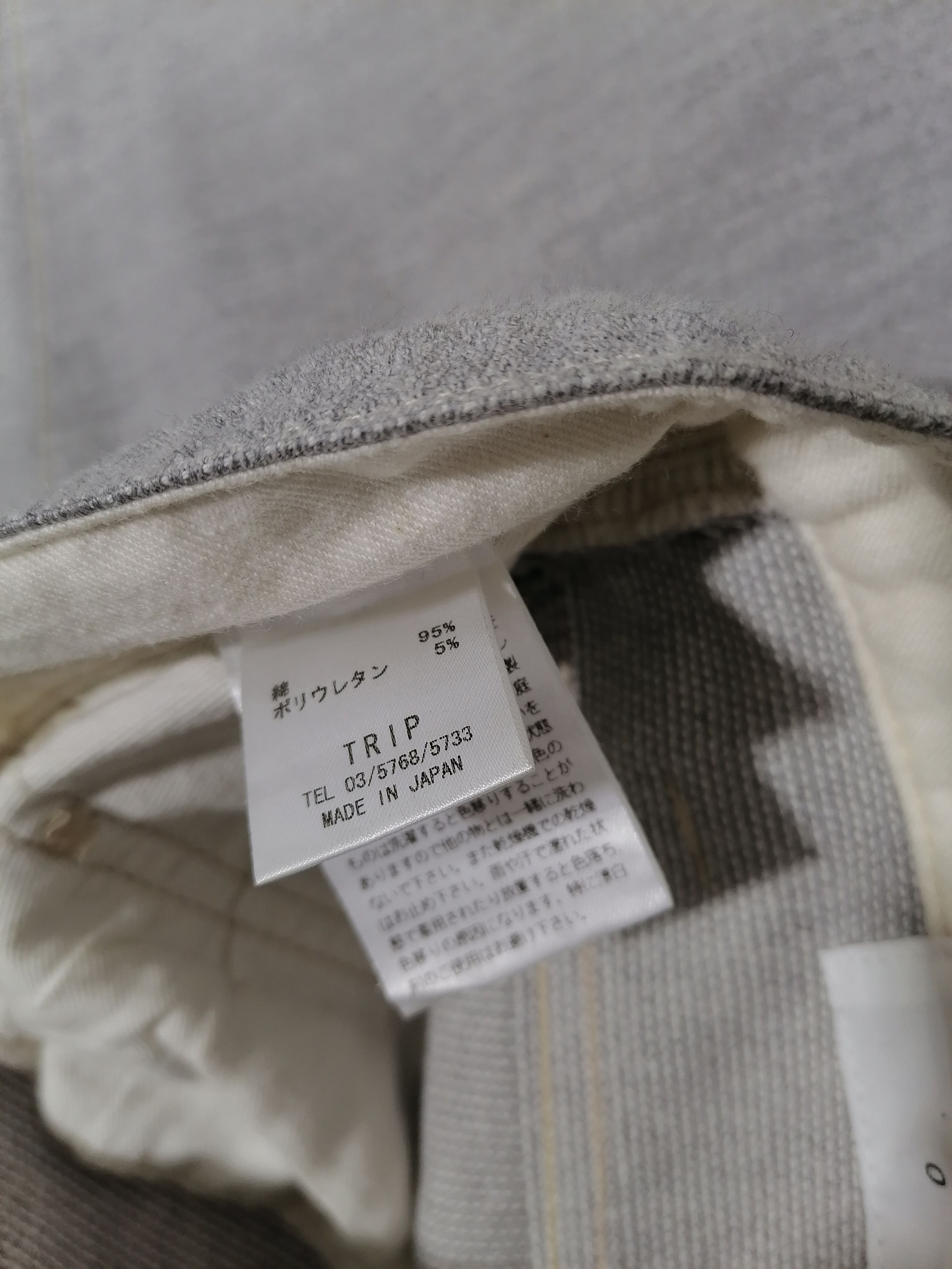 Japanese Brand Trip Prit 0 Made In Japan Grey Pants Size US 30 / EU 46 - 7 Thumbnail