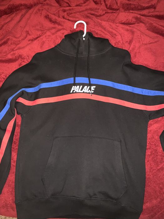 Palace s clearance line hoodie black