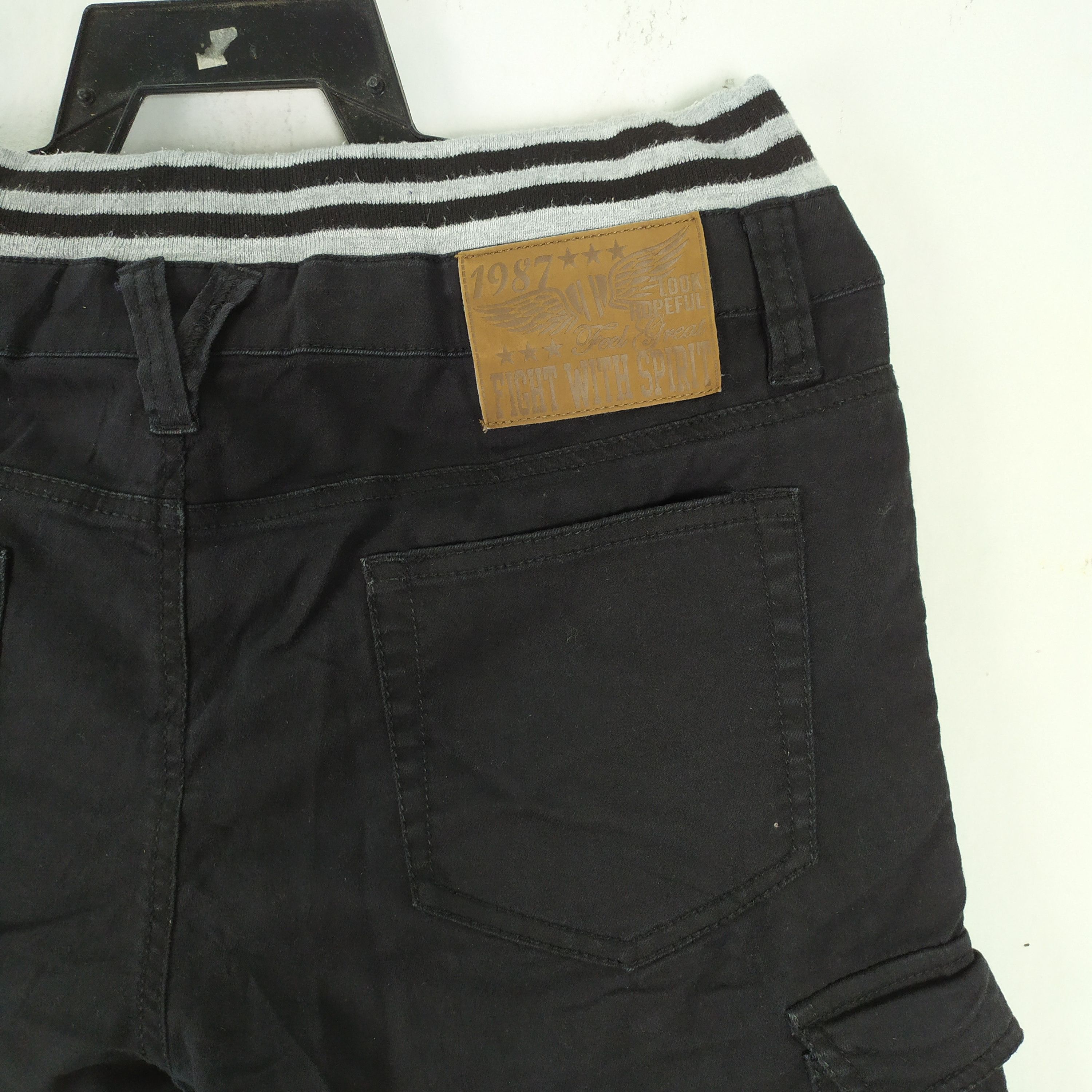 Japanese Brand TOPVALU Double waist Black Cargo Pants Multipocket waist 30 Size US 30 / EU 46 - 7 Thumbnail