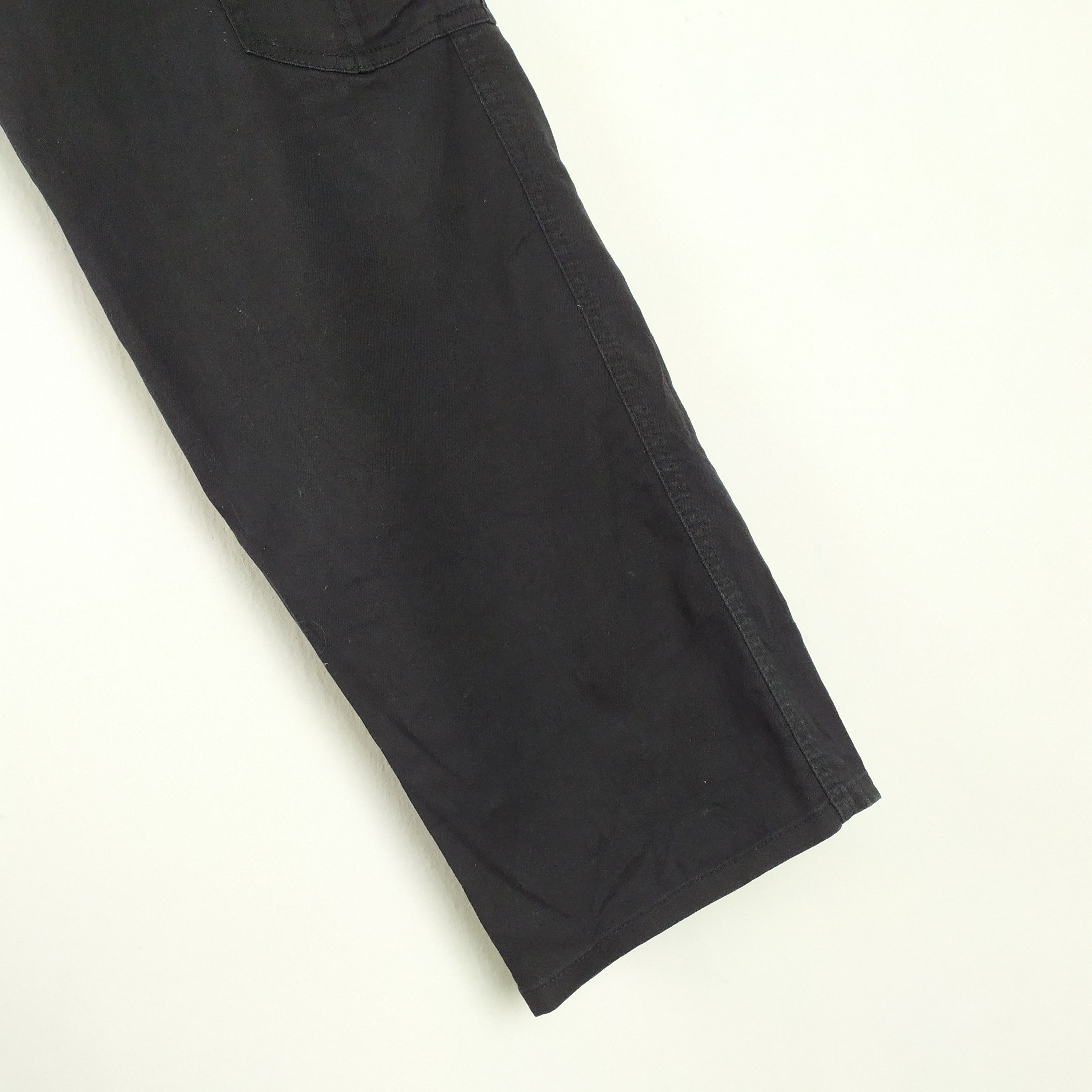 Japanese Brand TOPVALU Double waist Black Cargo Pants Multipocket waist 30 Size US 30 / EU 46 - 4 Thumbnail