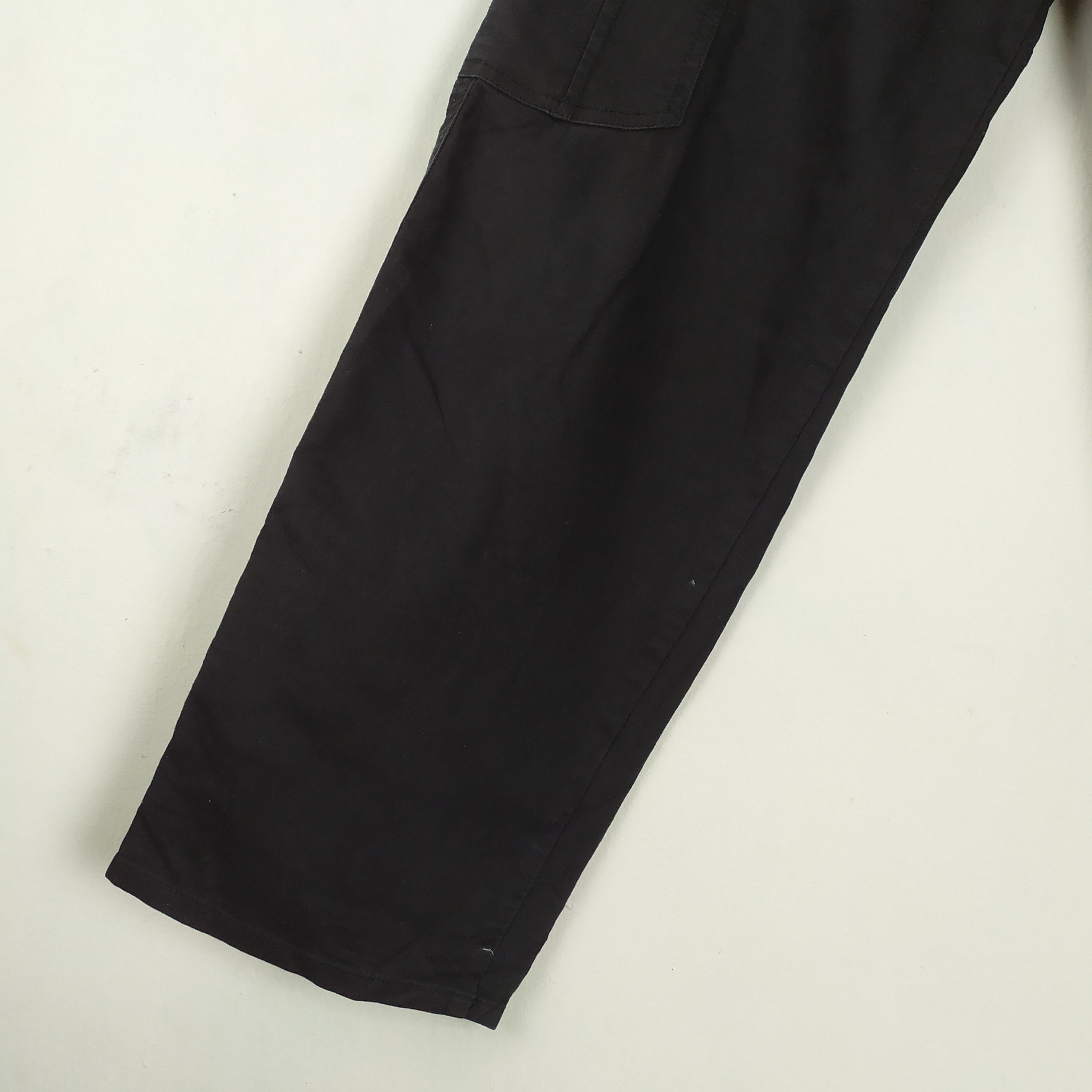 Japanese Brand TOPVALU Double waist Black Cargo Pants Multipocket waist 30 Size US 30 / EU 46 - 5 Thumbnail
