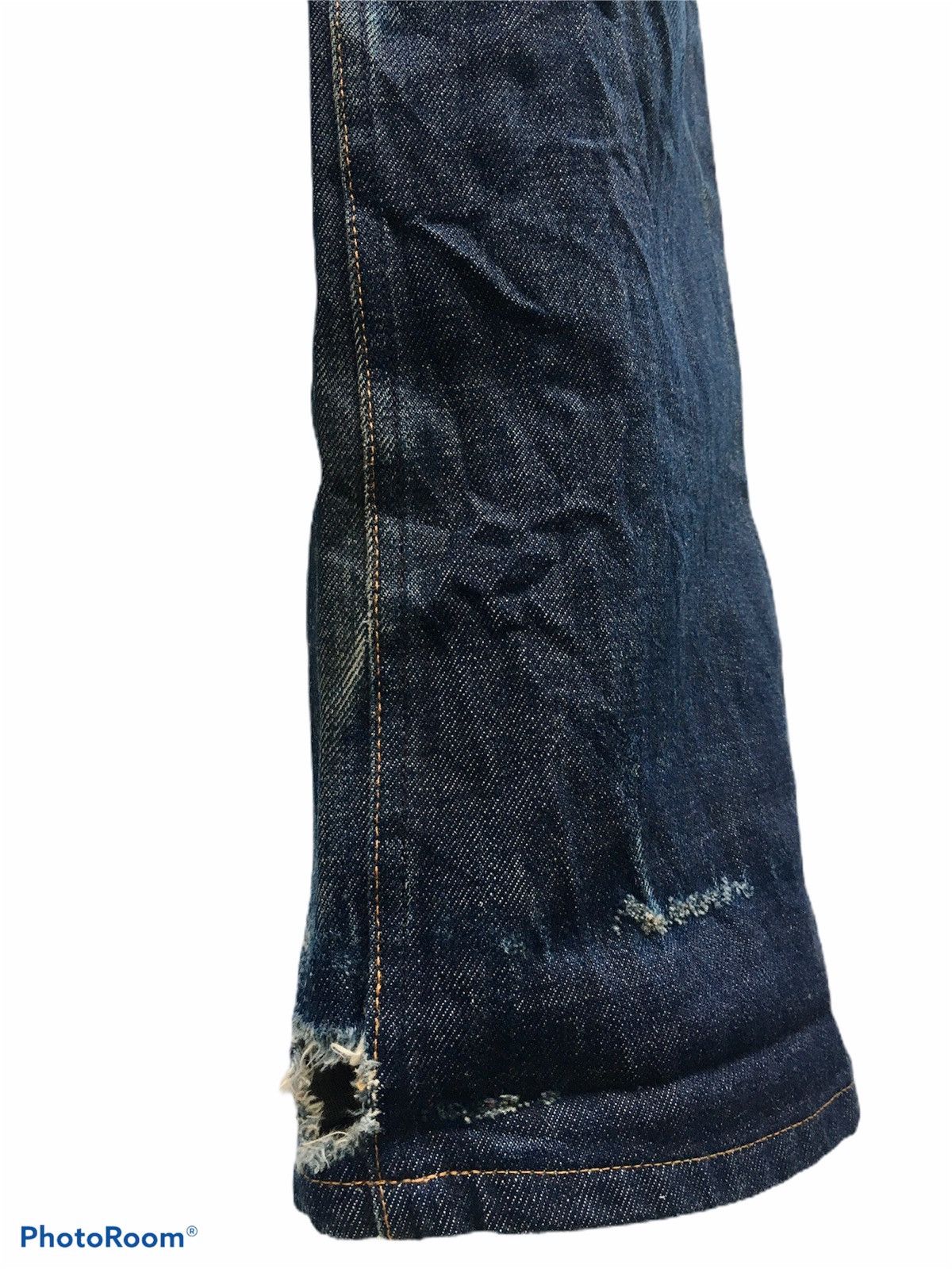 A.P.C. 🔥 Amazing A.P.C. Destroyed Selvedge Denim Pant Size US 34 / EU 50 - 4 Thumbnail