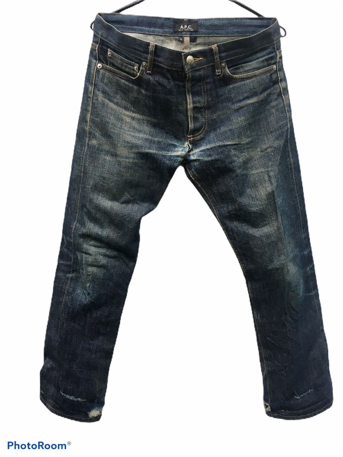 A.P.C. 🔥 Amazing A.P.C. Destroyed Selvedge Denim Pant Size US 34 / EU 50 - 1 Thumbnail