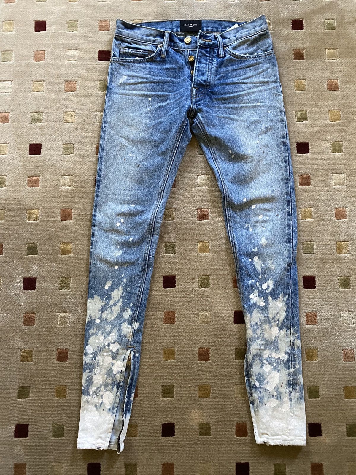 Fear of God Indigo Selvedge Denim Painters Jeans | Grailed