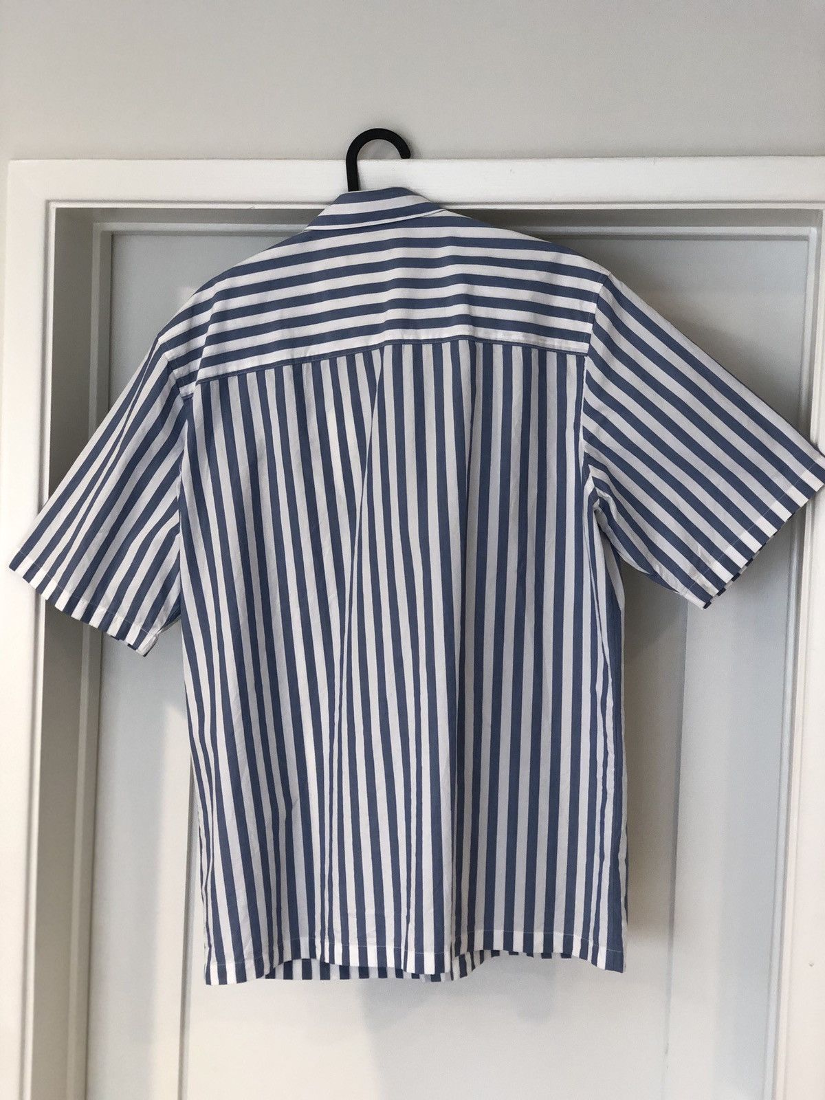 Theory Theory Striped Short Sleeve button up Shirt Size Large Size US L / EU 52-54 / 3 - 2 Thumbnail