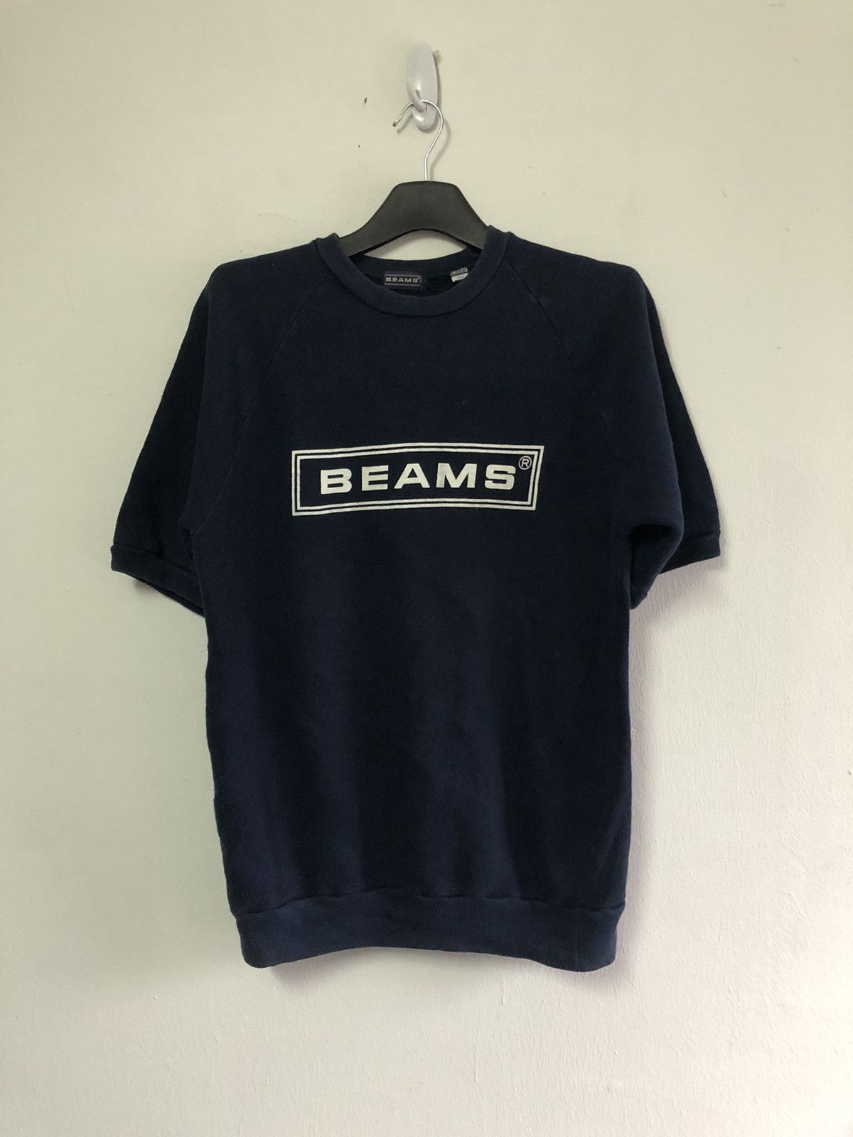 Beams Plus BEAMS Sweatshirt Short Sleeve Spellout Size US L / EU 52-54 / 3 - 1 Thumbnail