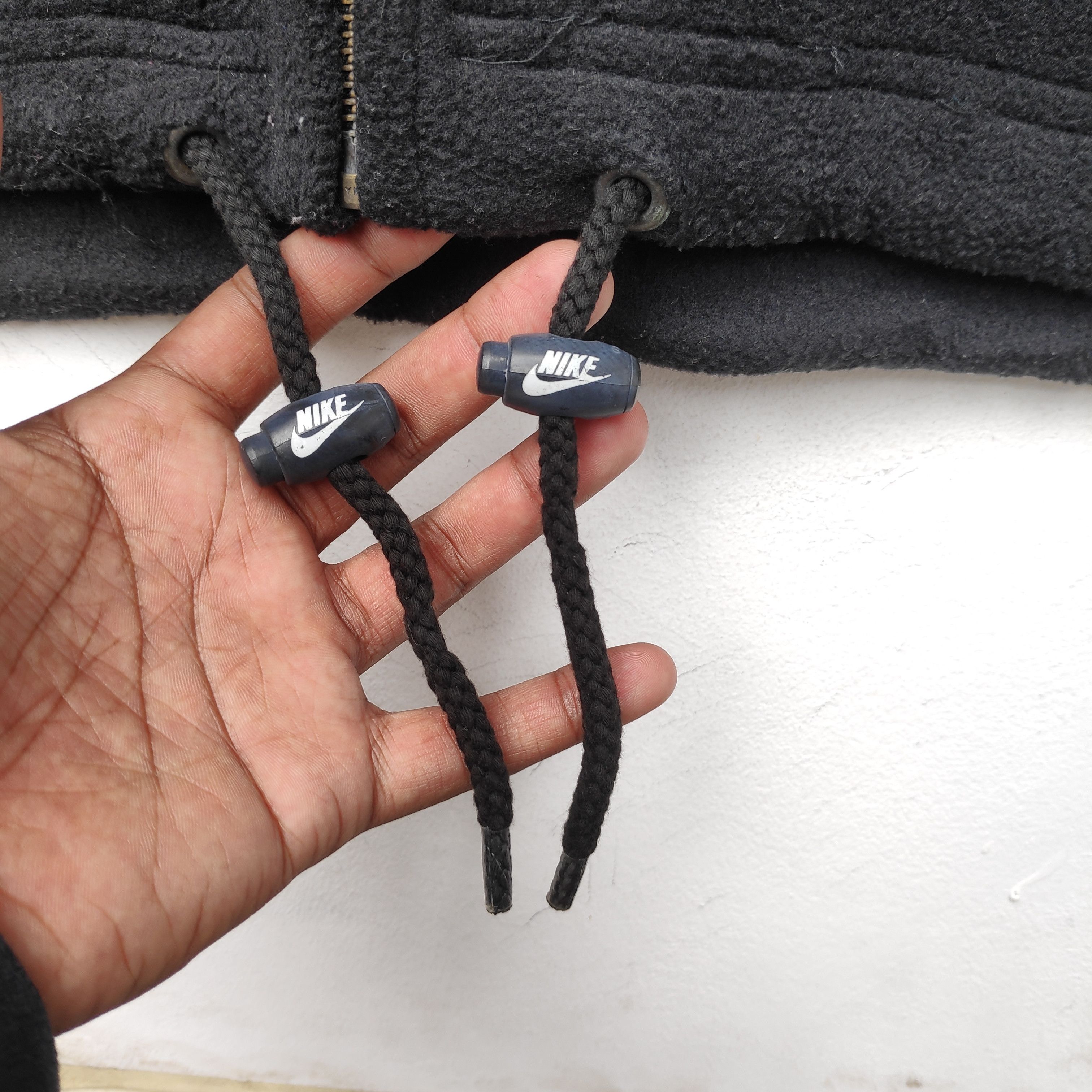 Nike × Vintage VINTAGE NIKE TENNIS FLEECE SWEATER LARGE BLACK SHERPA Size US L / EU 52-54 / 3 - 5 Thumbnail