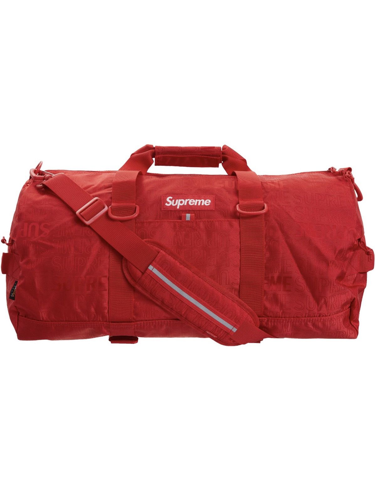 Supreme Logo Duffle Bag Red (FW23)