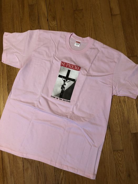 Supreme Supreme Loved By The Children Tee Light Pink | Grailed