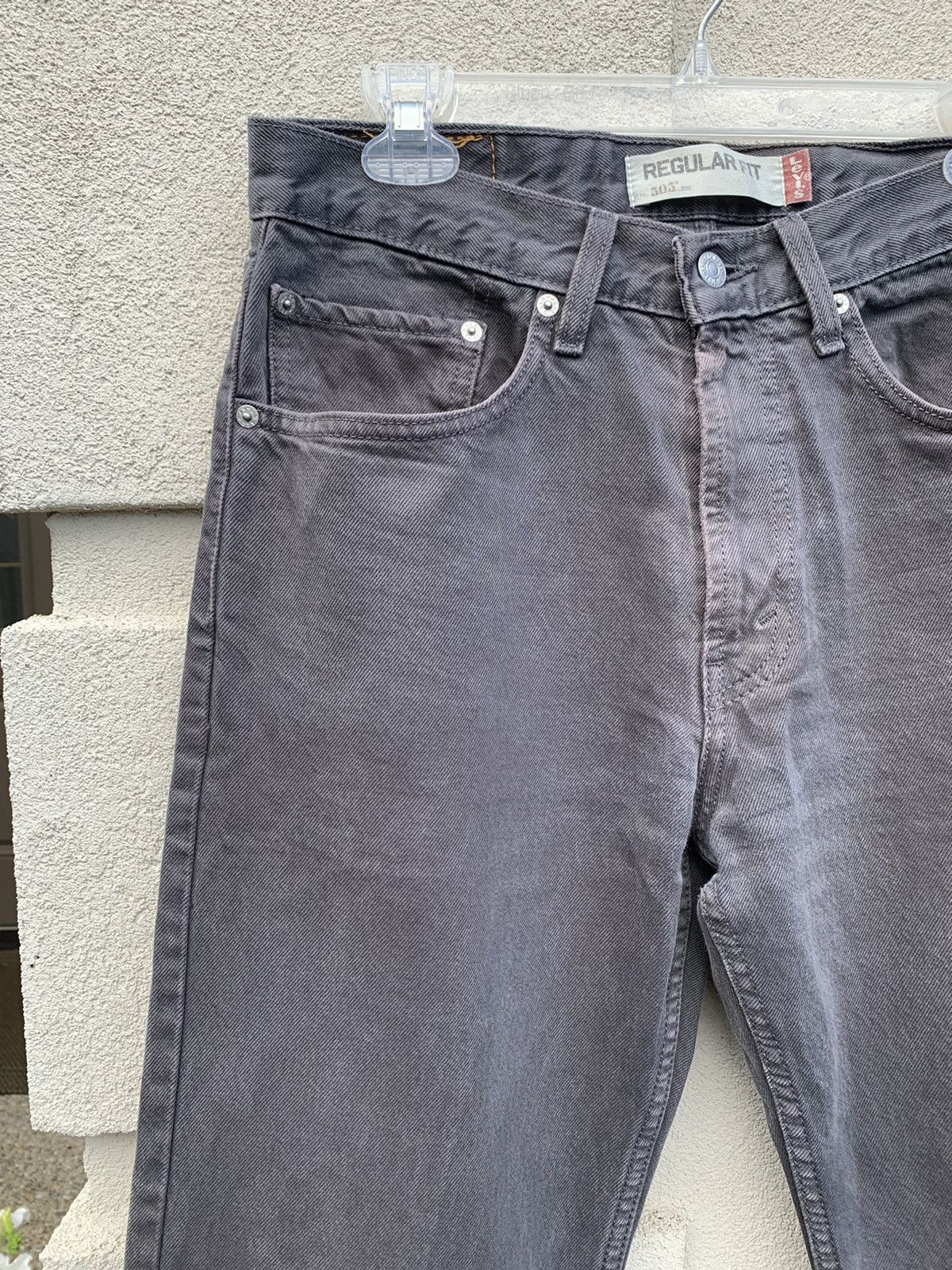 Levi's × Levi's Vintage Clothing × Vintage Vintage Levi’s 505 Stone Sun Faded Denim Jeans Size US 31 - 3 Thumbnail