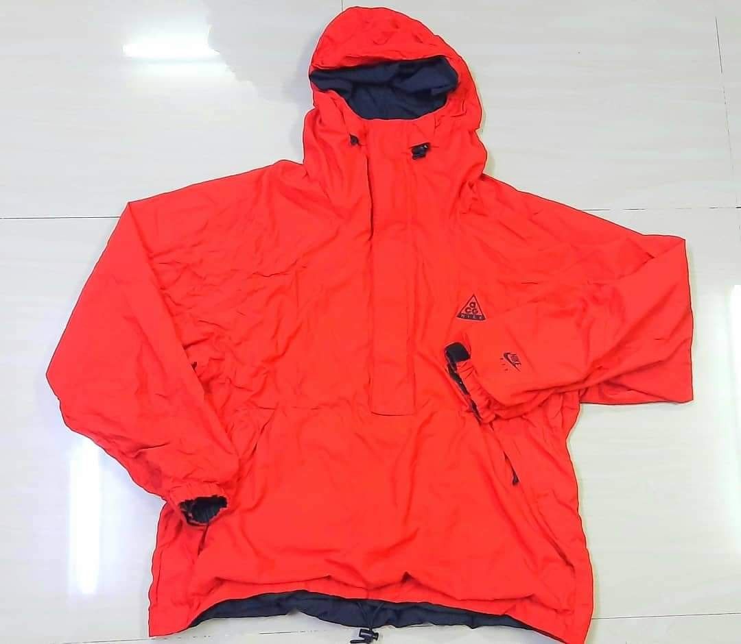 Nike × Nike ACG Hoodie Vintage Nike ACG Jacket Windbreaker Chilli RED Size US L / EU 52-54 / 3 - 1 Thumbnail