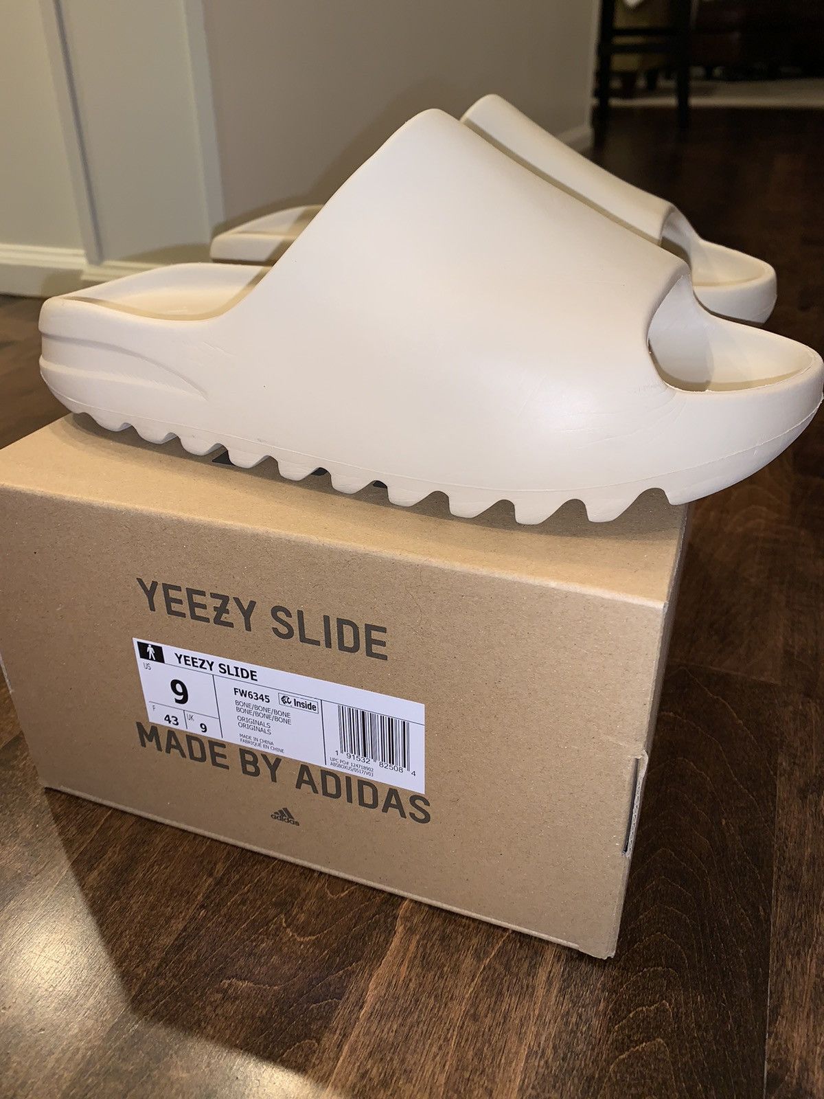 yeezy slides bone size 8