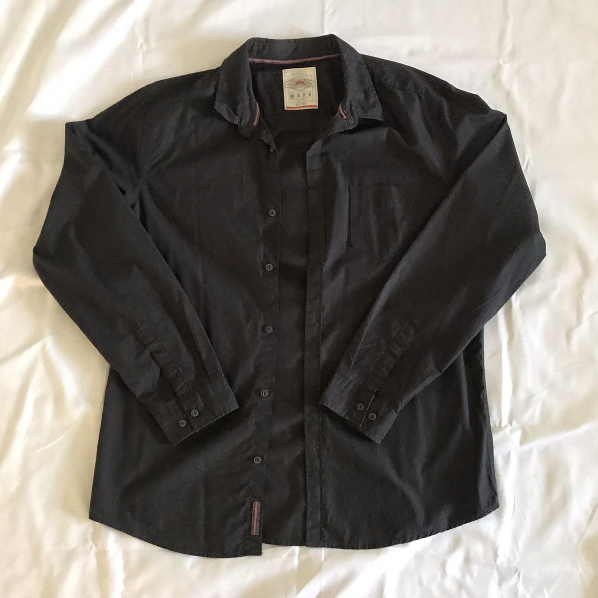 Vintage Maxx Black Longsleeve Button Up Size US XL / EU 56 / 4 - 1 Thumbnail