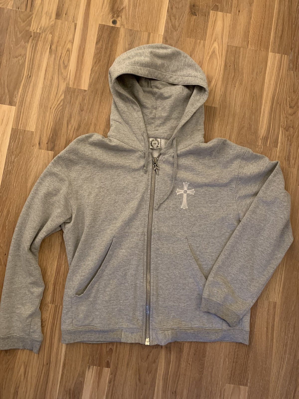 Chrome Hearts Very Rare Cross Zip Up Hoodie Grey Silver Dagger Vintage Size US S / EU 44-46 / 1 - 1 Preview