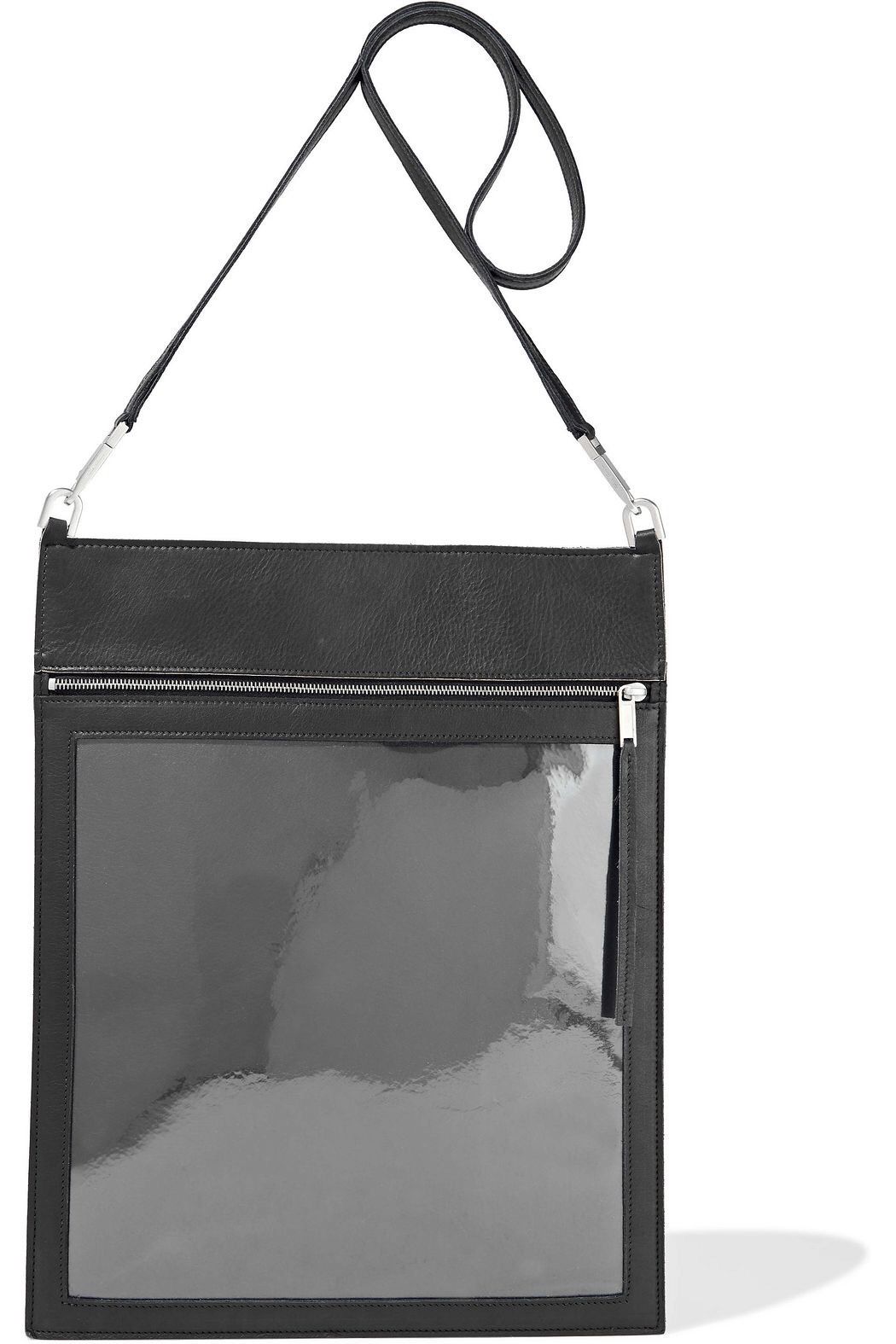Rick Owens FINAL DROP New Large Leather With PVC Window Bag Rare Size ONE SIZE - 1 Thumbnail