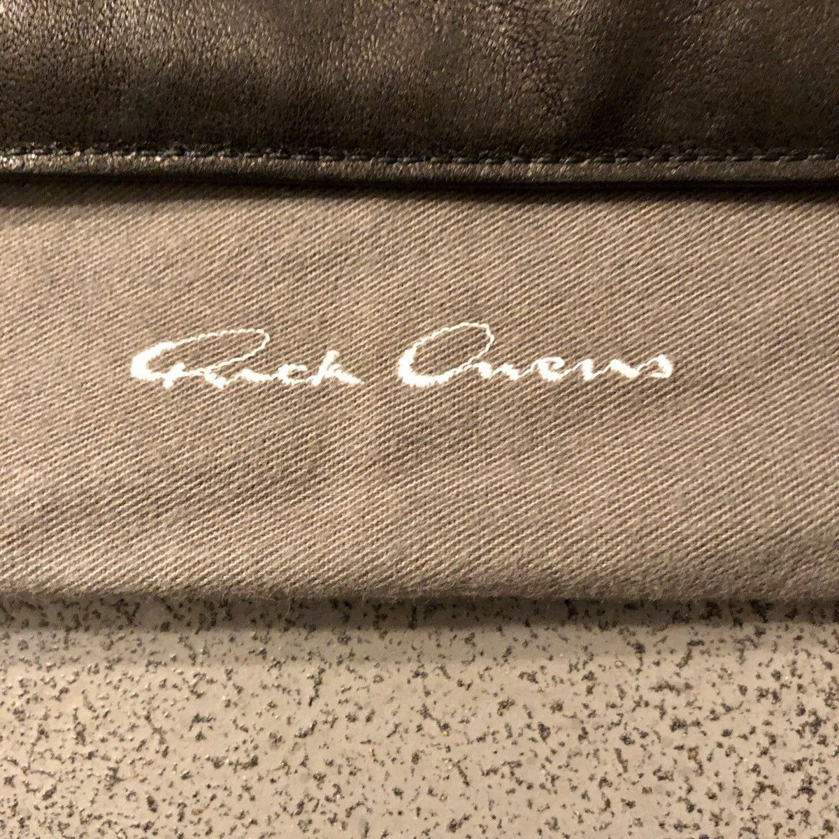 Rick Owens FINAL DROP New Large Leather With PVC Window Bag Rare Size ONE SIZE - 12 Thumbnail