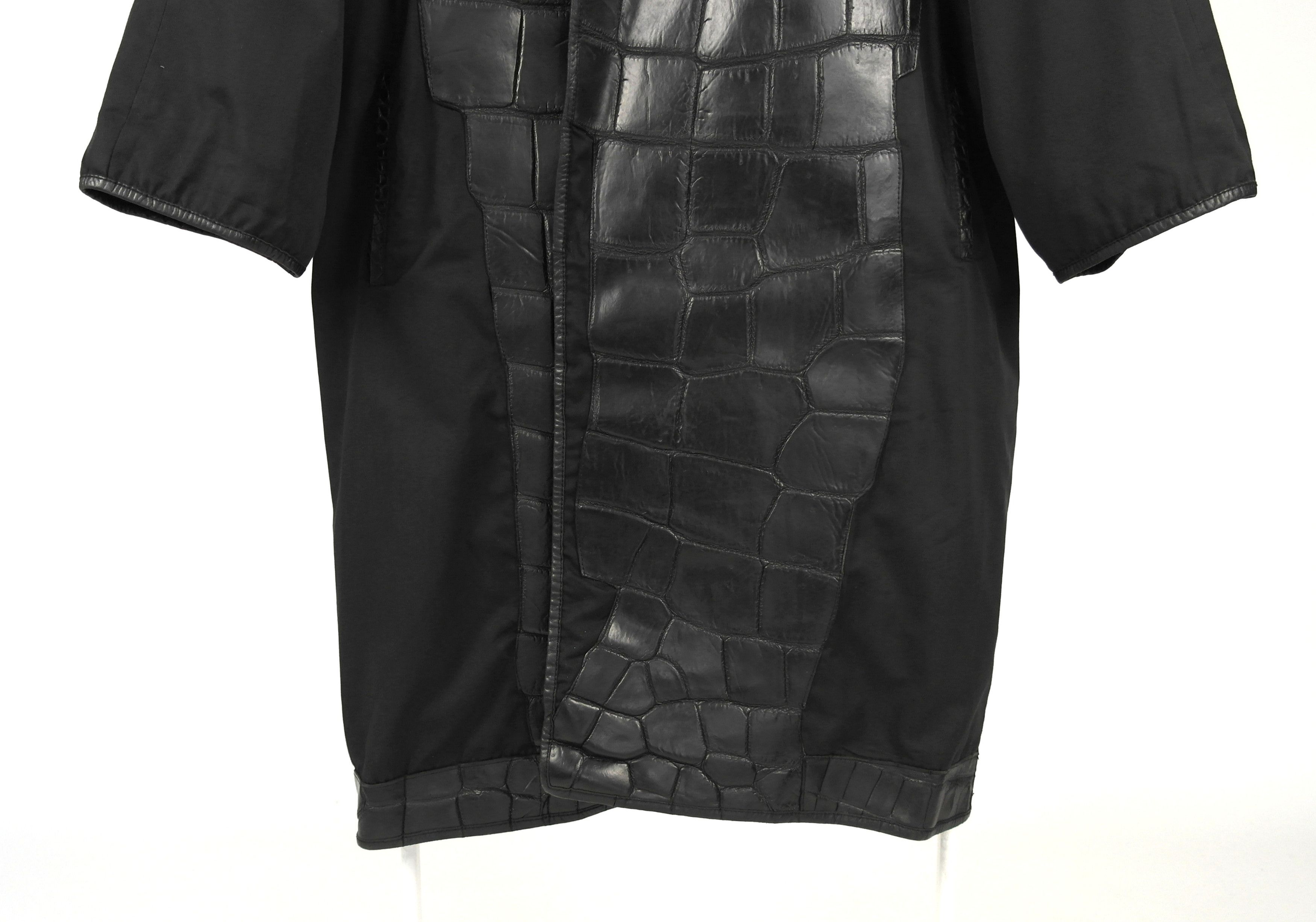 Genuine Leather Gerard Babin Vintage Women's Paris Couture Leather Coat Size L / US 10 / IT 46 - 4 Thumbnail
