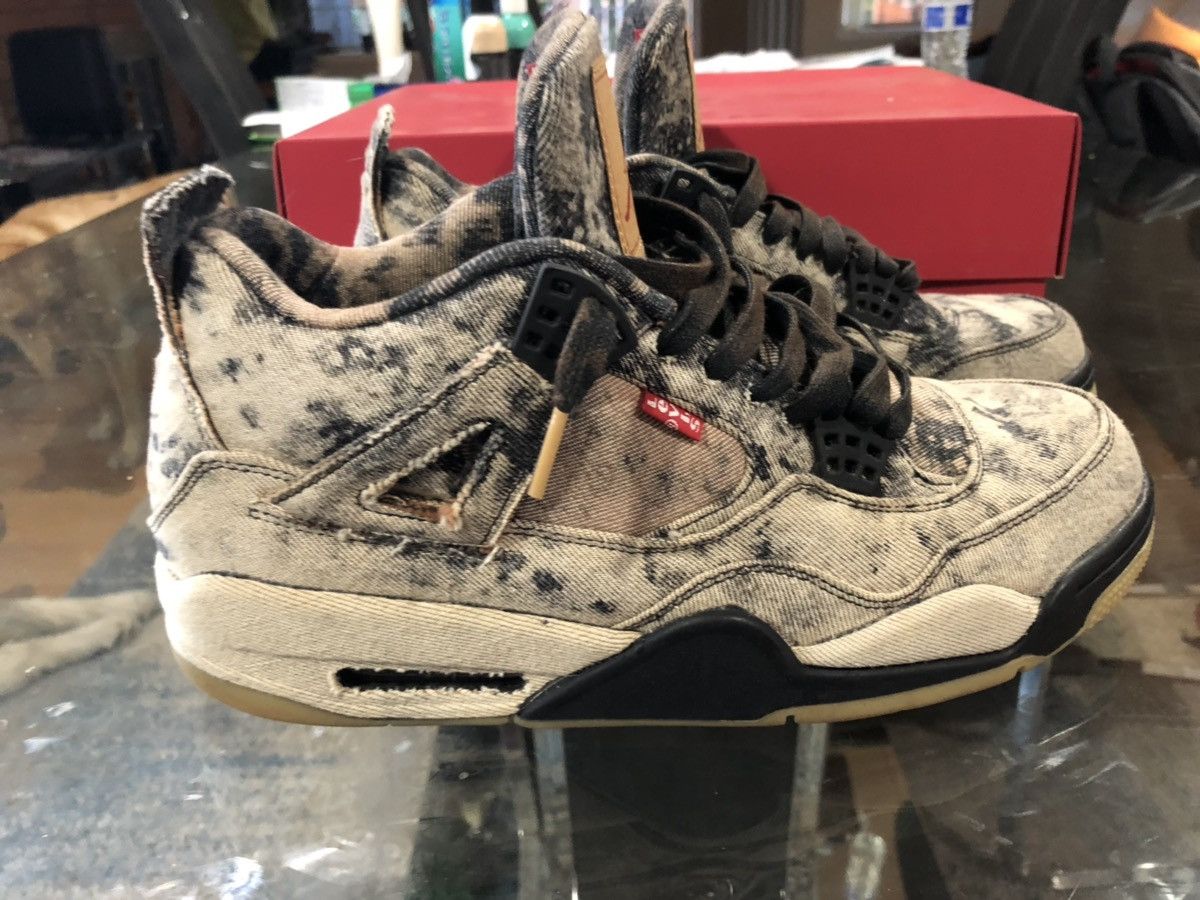 Jordan 4 levis outlet custom