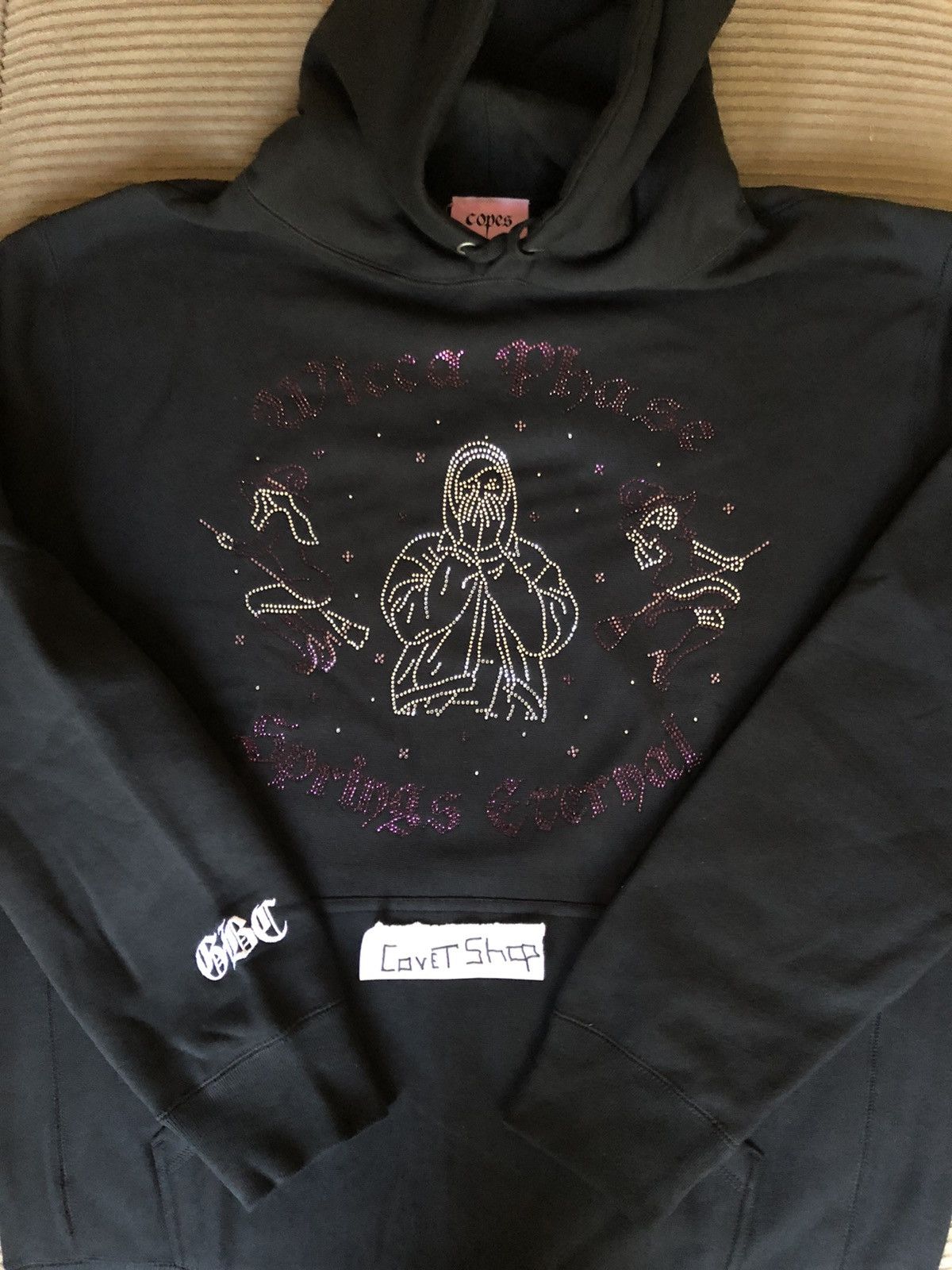 GOTHBOICLIQUE Wicca Phase Springs Eternal Witches Rhinestone hoodie