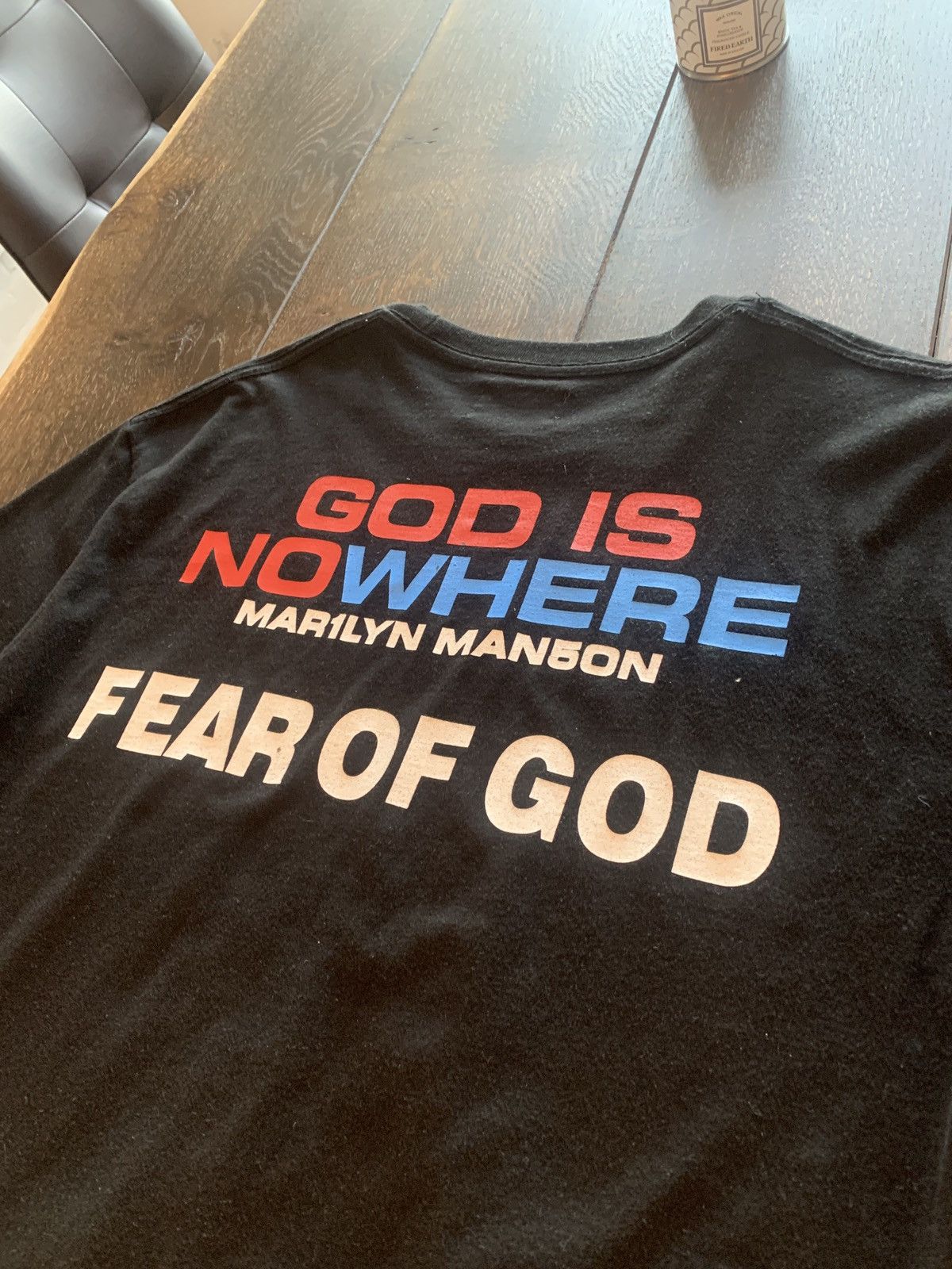 Fear of God × Marilyn Manson Marilyn Manson X fear of god T | Grailed