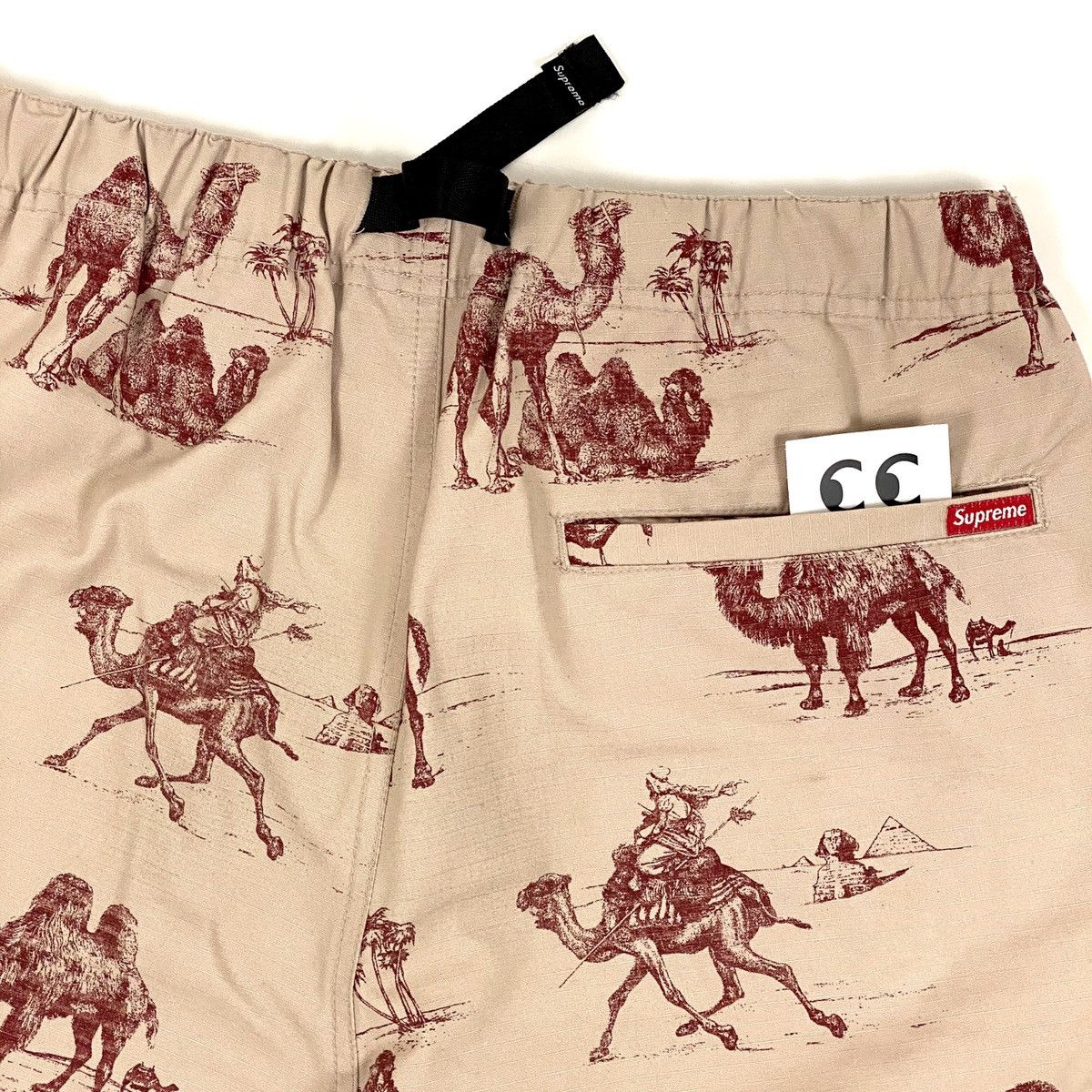 Supreme Camels Belted Short Supreme Camel belted shorts 32