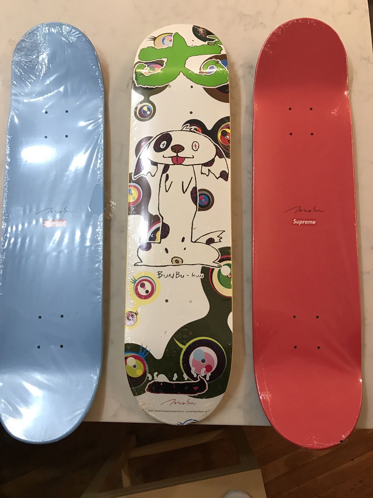 Supreme Takashi Murakami Skate Decks (Set Of 3) Size ONE SIZE - 2 Thumbnail