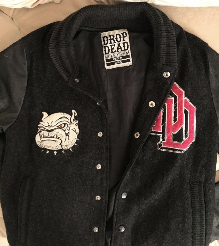 Drop Dead Clothing DROP DEAD VARSITY WOOL JACKET Size US M / EU 48-50 / 2 - 1 Preview