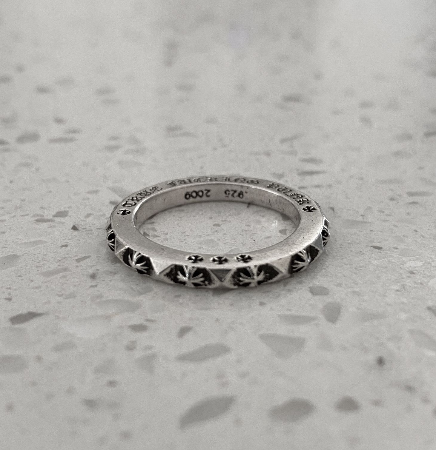 Chrome Hearts True Fucking Punk Ring Size 7 | Grailed