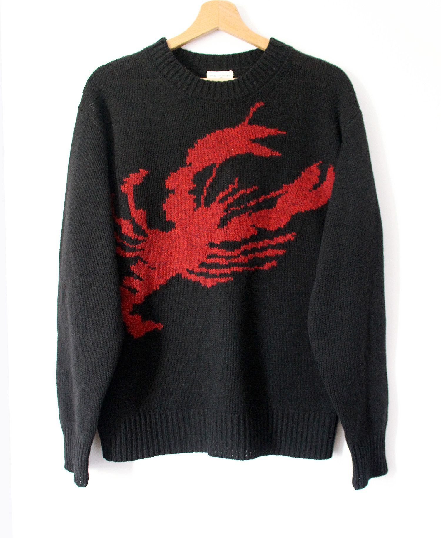 DRIES VAN NOTEN knit sweater Archive 90s-00s Leica multi