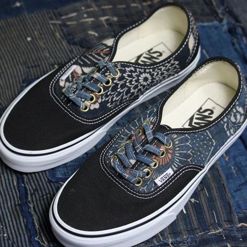 Custom 20SS Indigo Union Japan Custom Vans Era Japanese Handmade