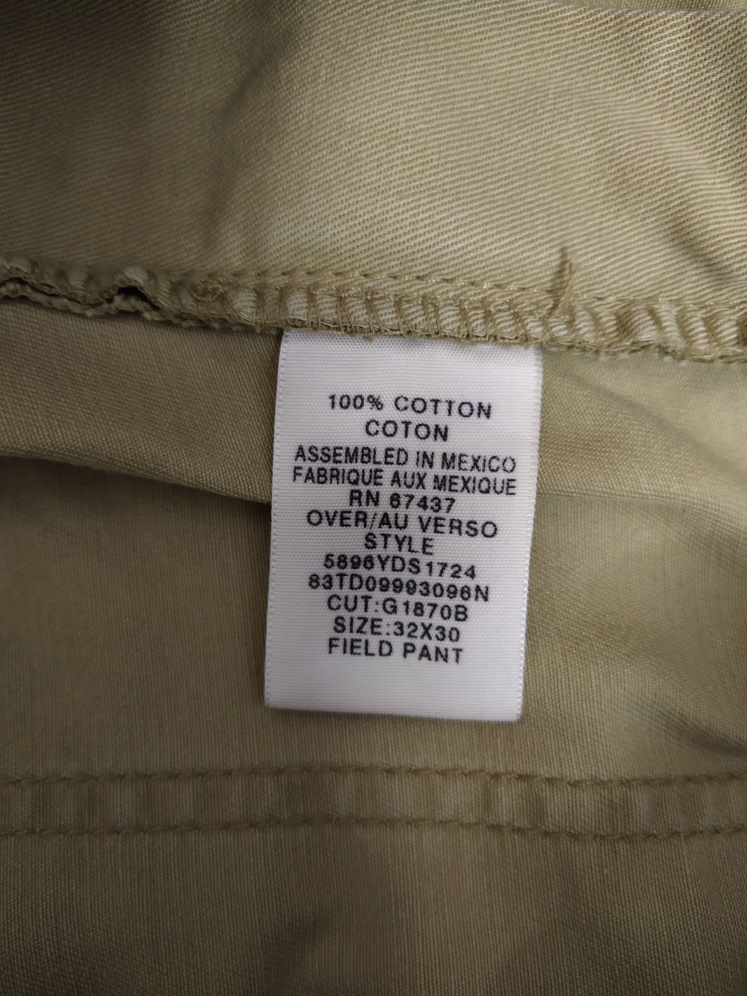 Polo Ralph Lauren POLO RALPH LAUREN CARGO TROUSER (B394) Size US 34 / EU 50 - 6 Thumbnail